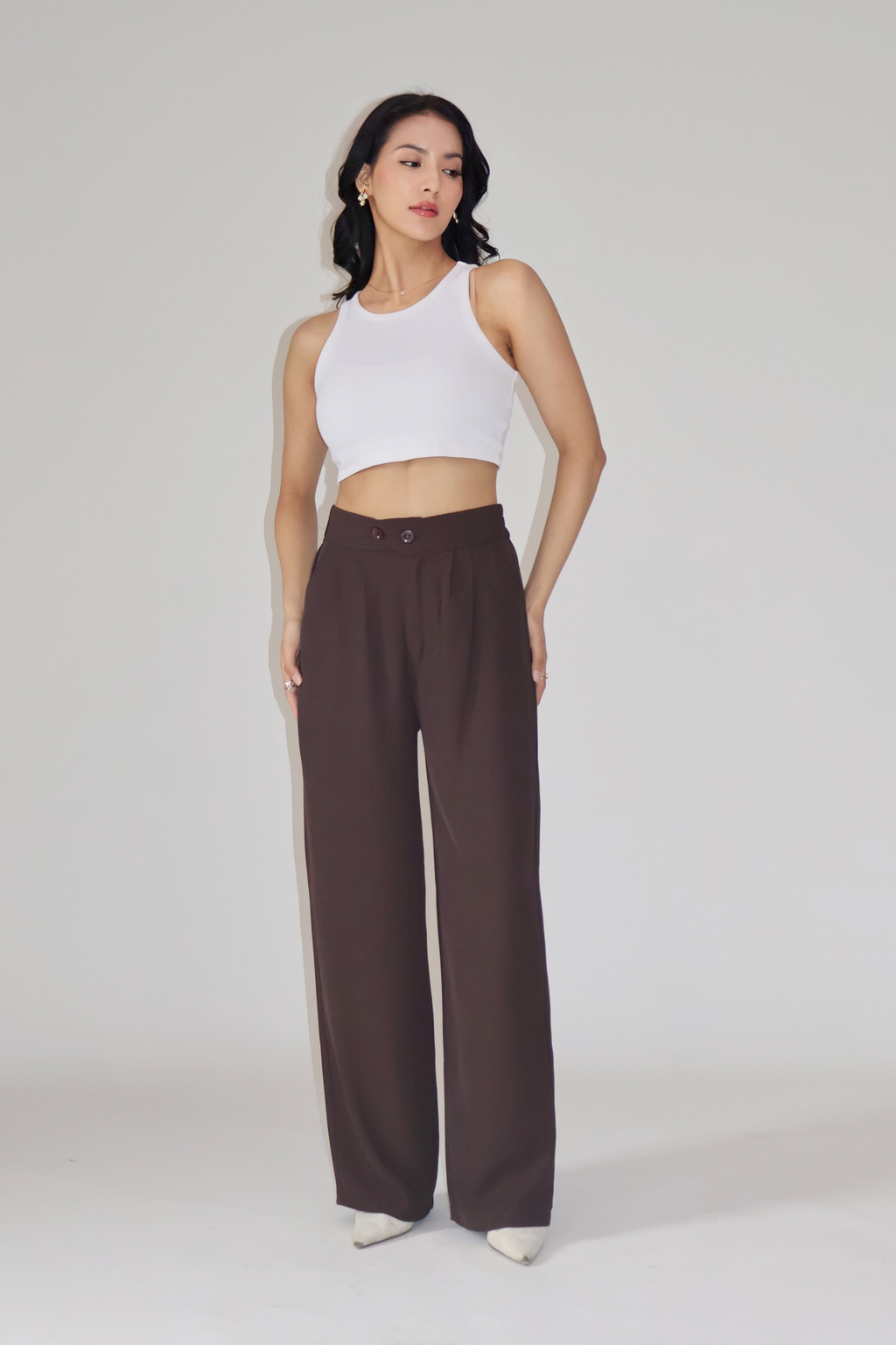 RUMI PANTS - (Brown)