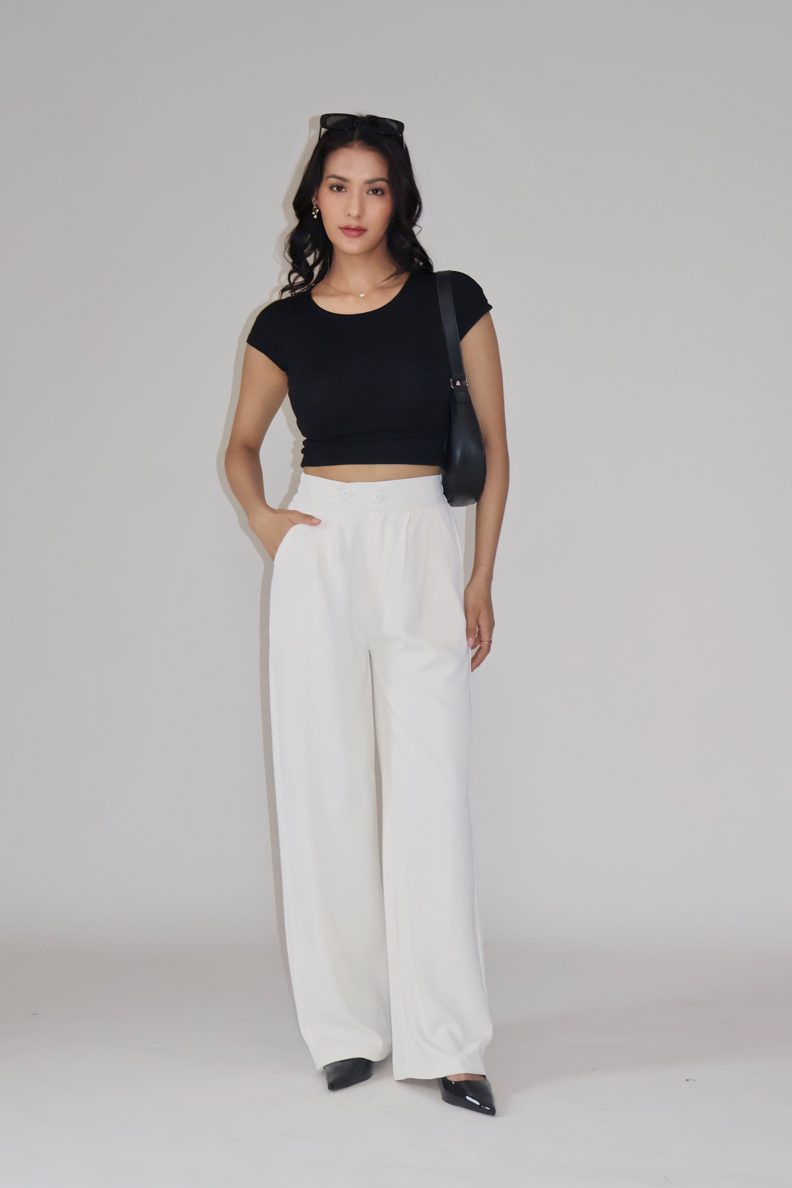 RUMI PANTS - (Off white)