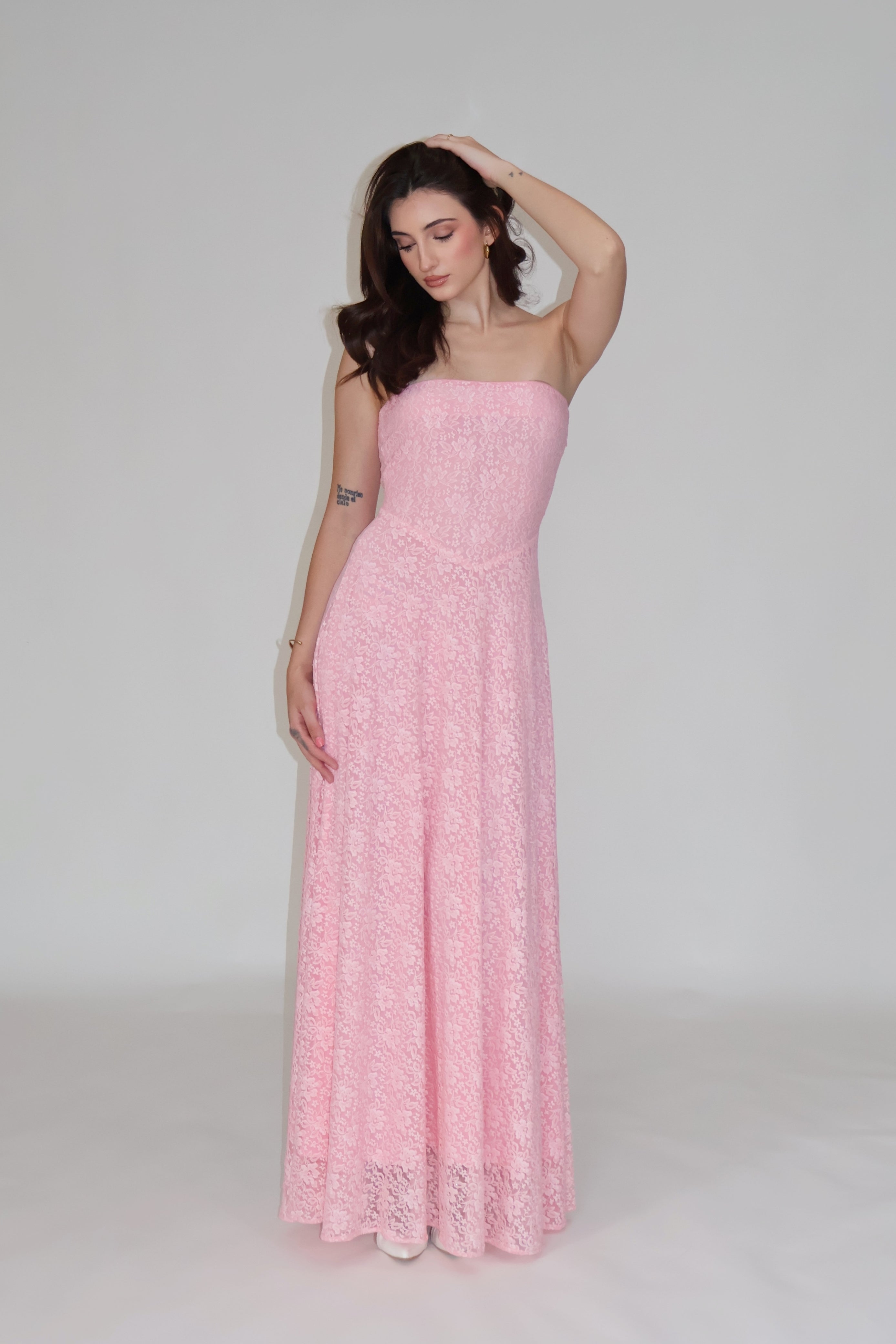 DAISY DRESS - (Pink)