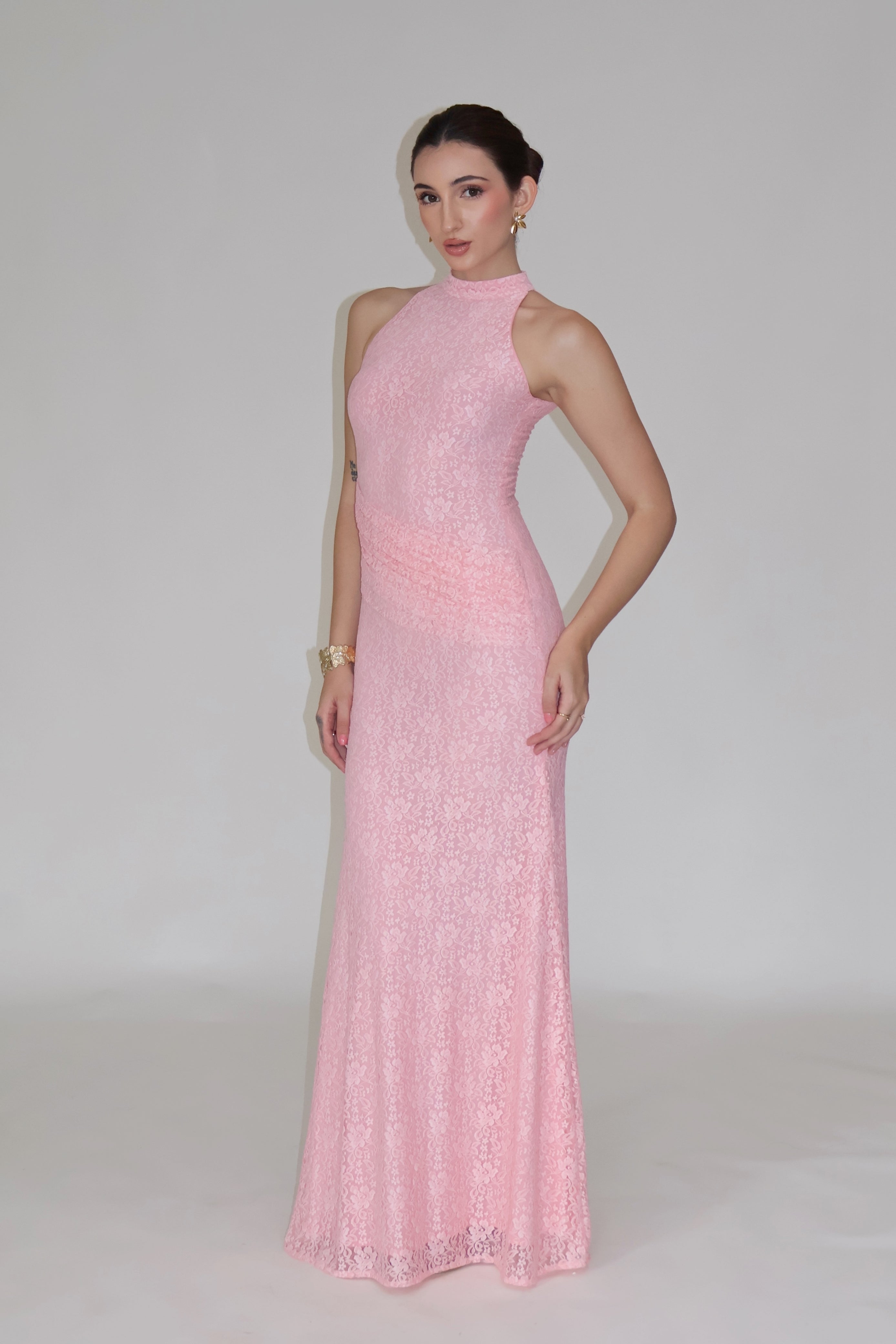 JASMINE DRESS - (Pink)
