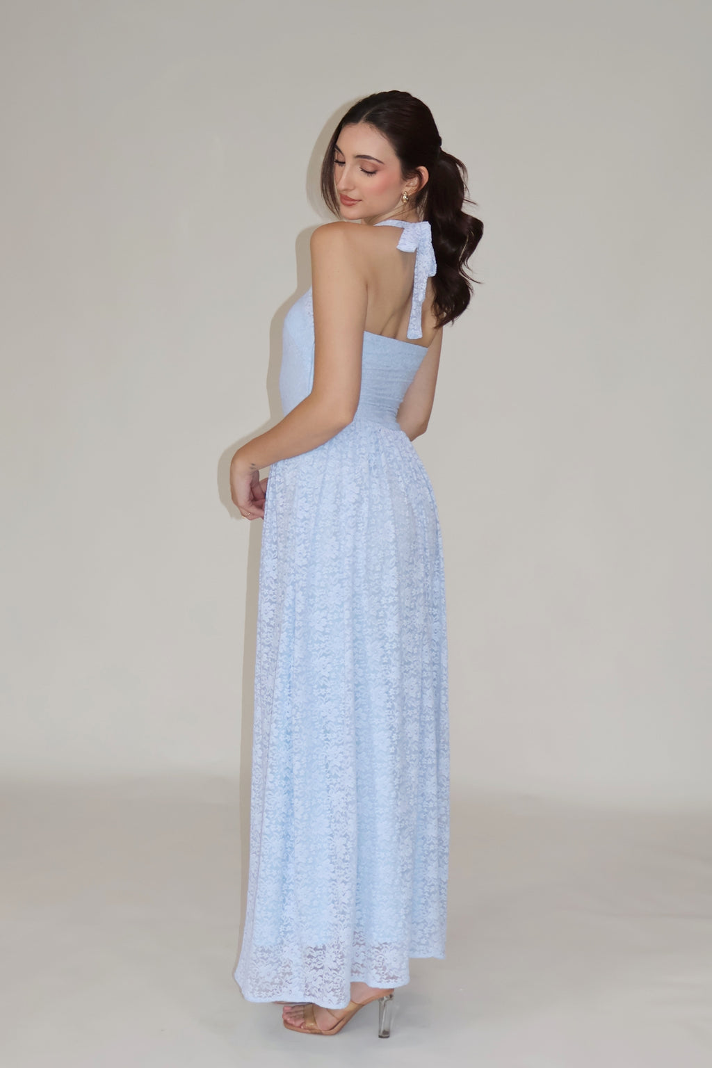 PEONY DRESS - (Sky)