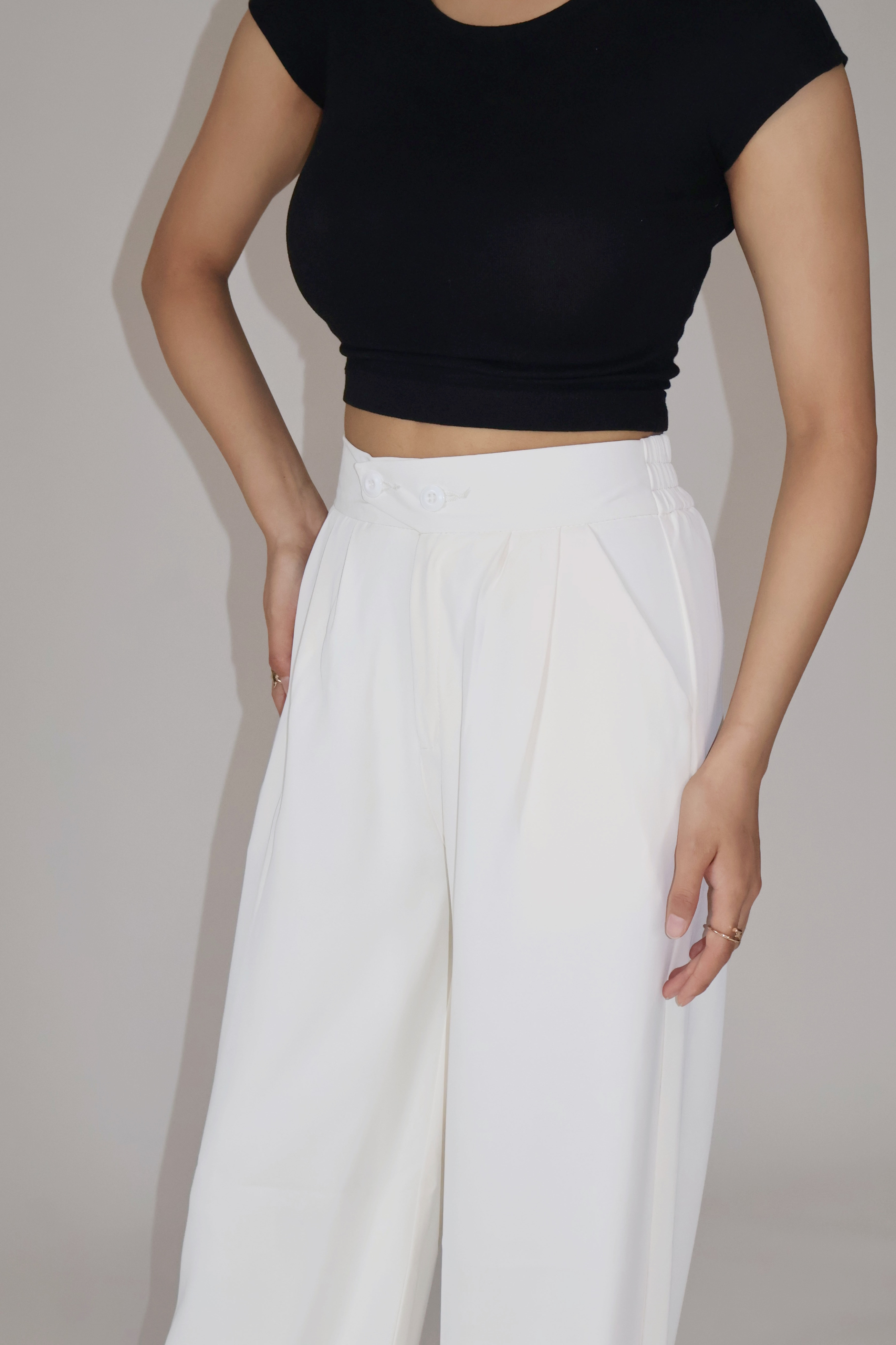 RUMI PANTS - (Off white)