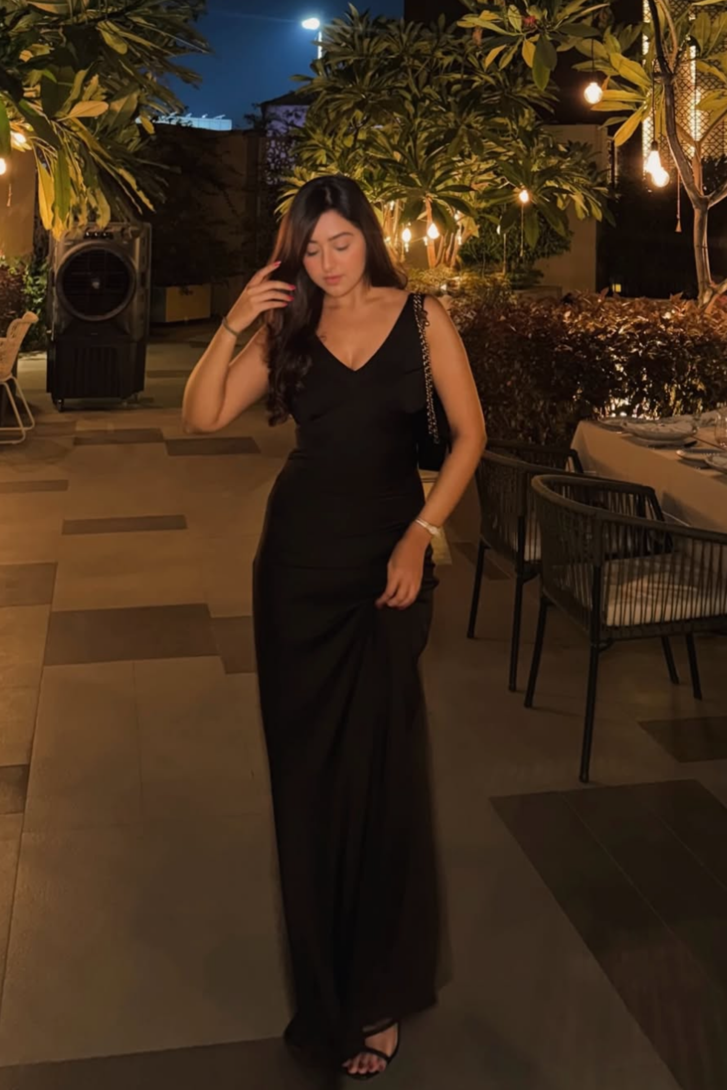 Farheen in PROSECO DRESS - (Onyx)