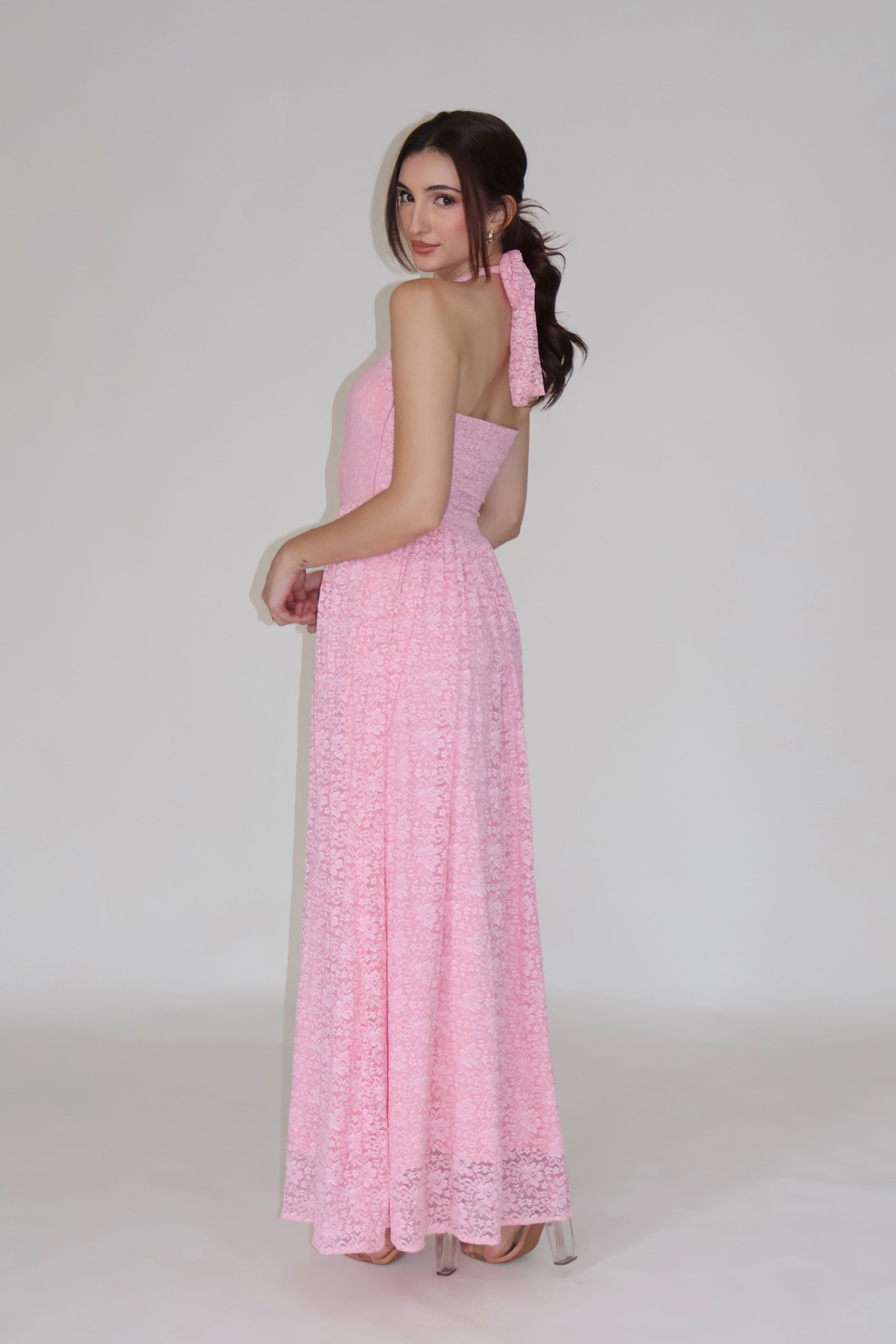PEONY DRESS - (Pink)