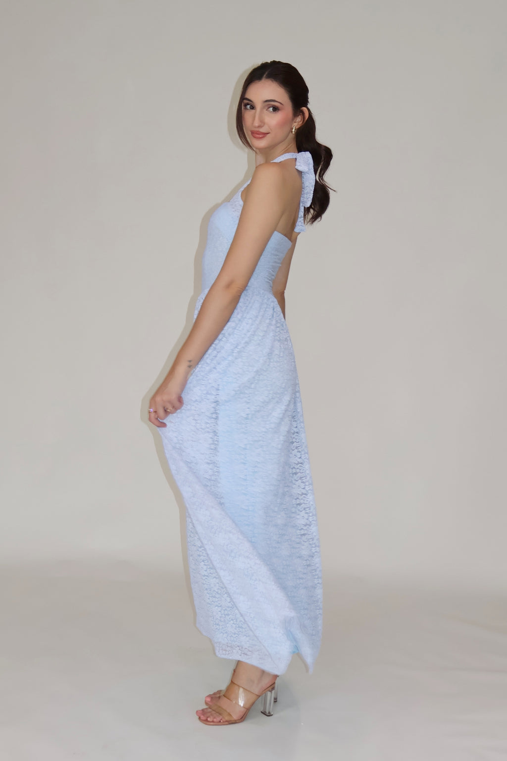 PEONY DRESS - (Sky)