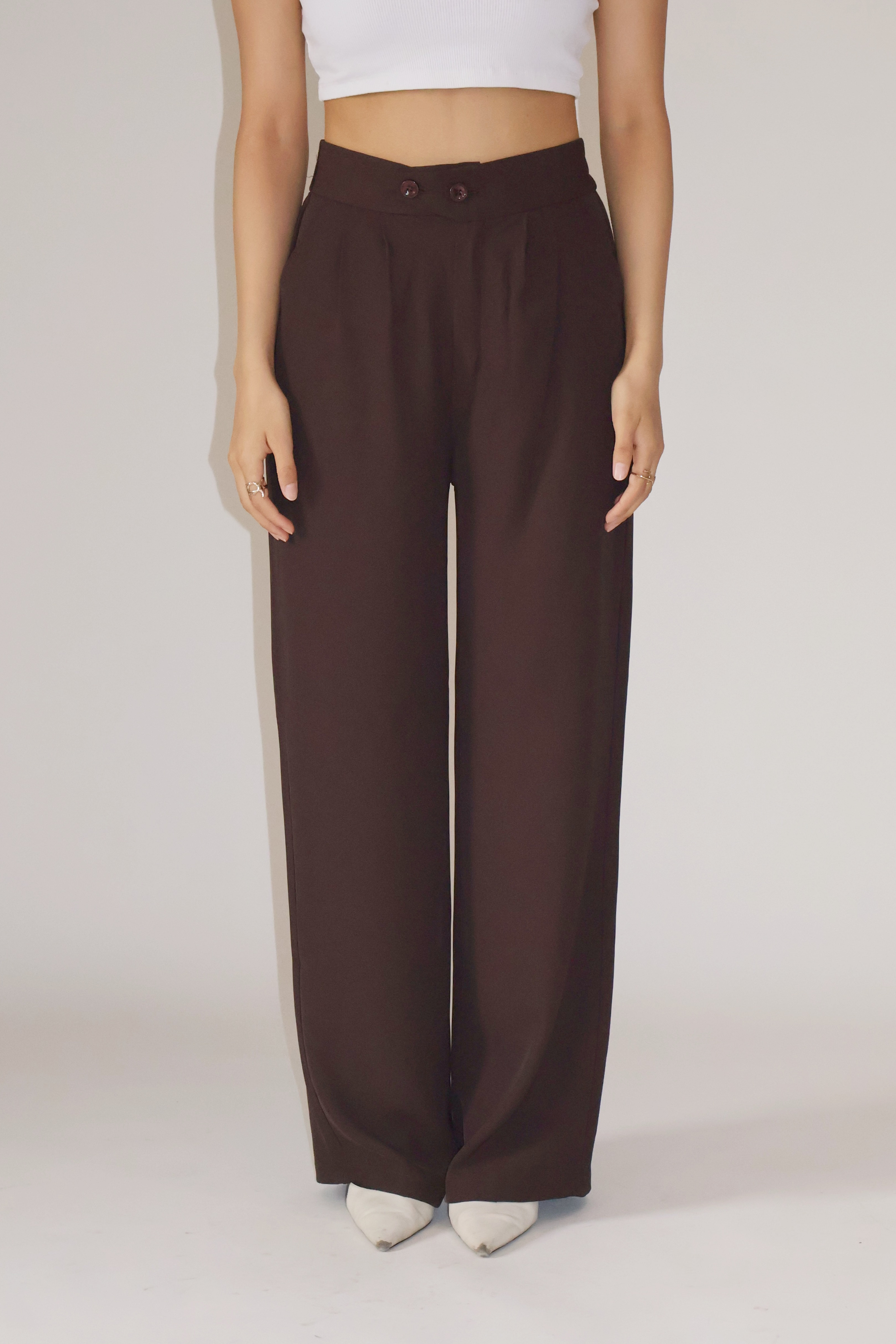 RUMI PANTS - (Brown)