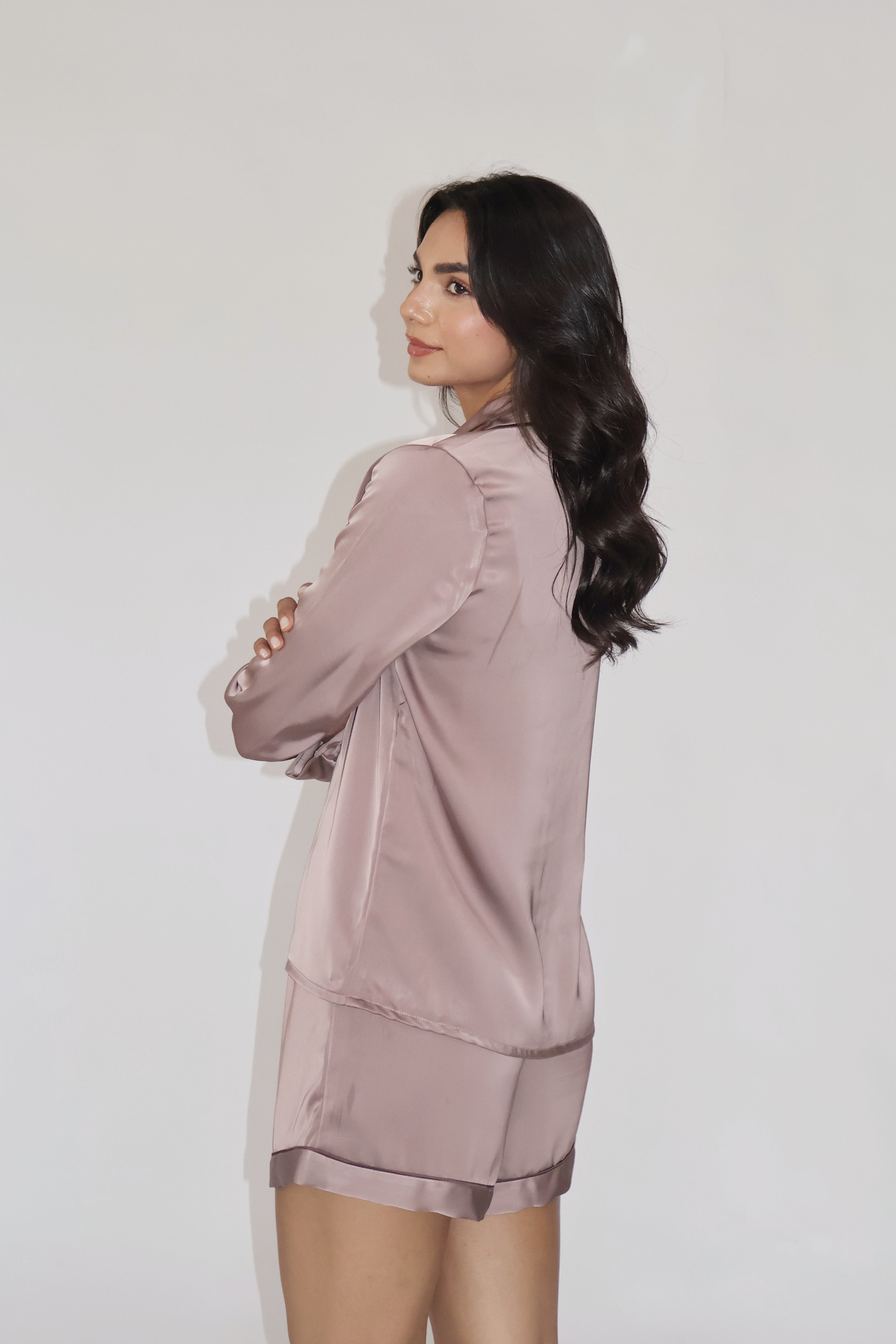 LATTE SILK PJ SET - (Coco)