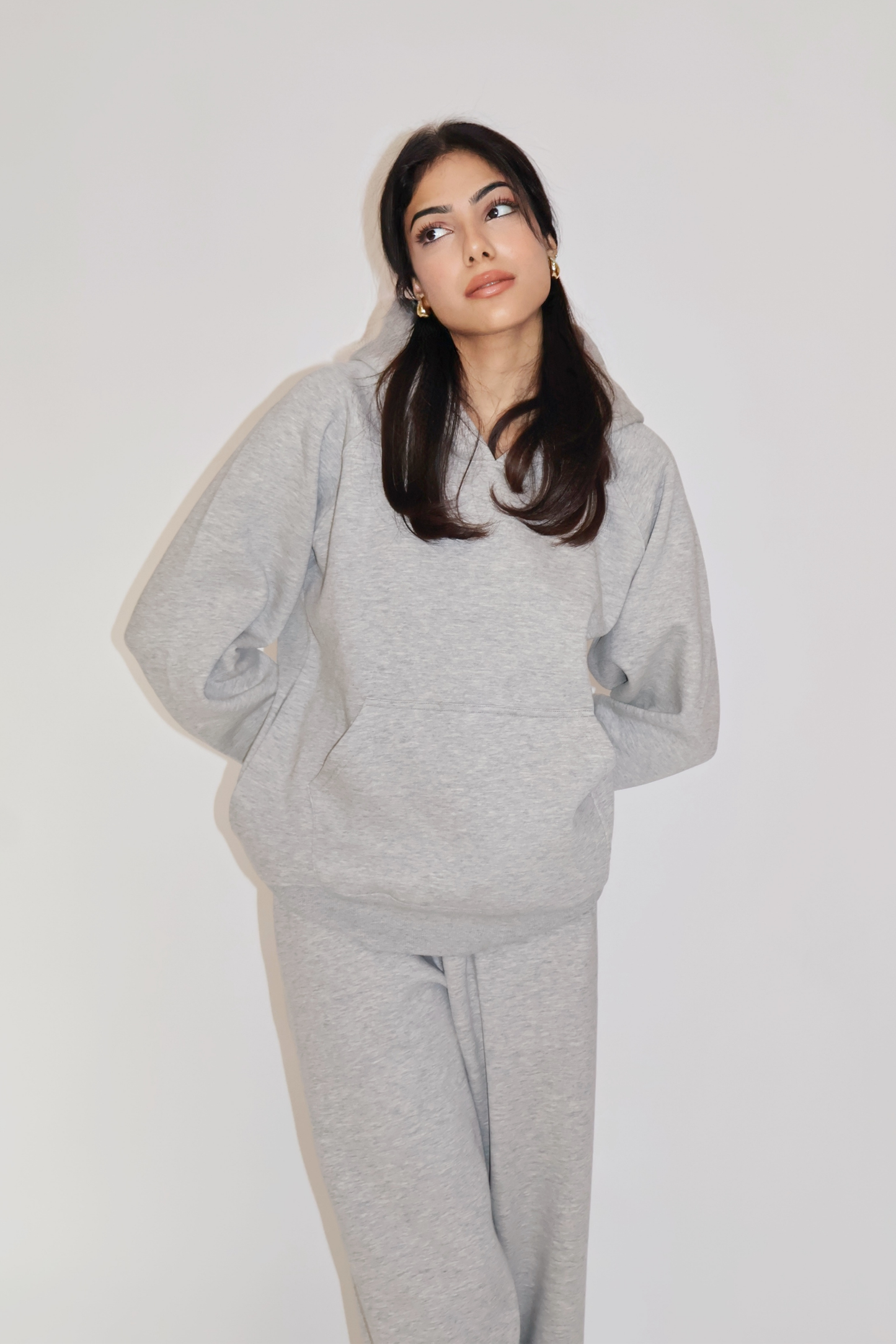 HOODIE CO-ORD SET - (Gray)