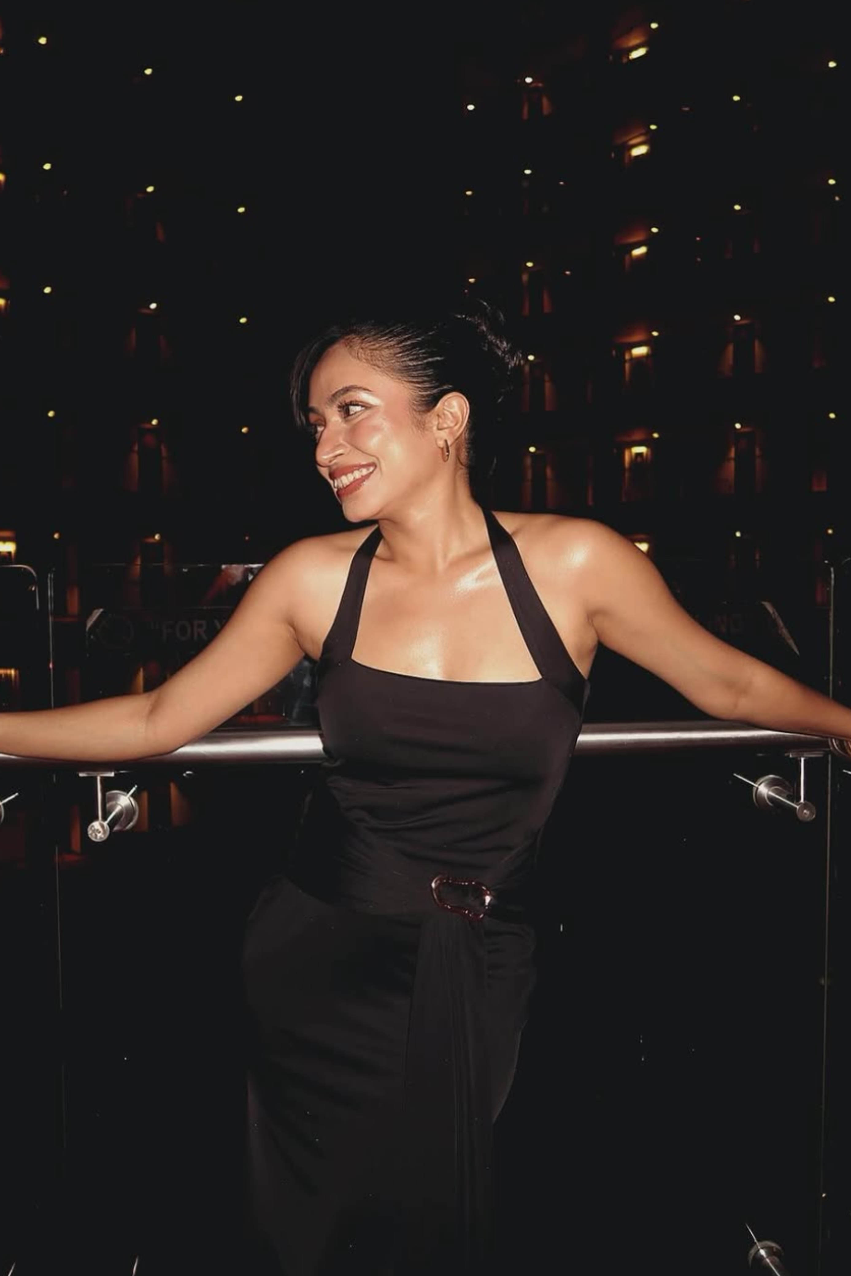 Anushka in MIMOSA DRESS - (Onyx)