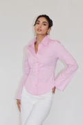 MOON Fitted Shirt – Pink