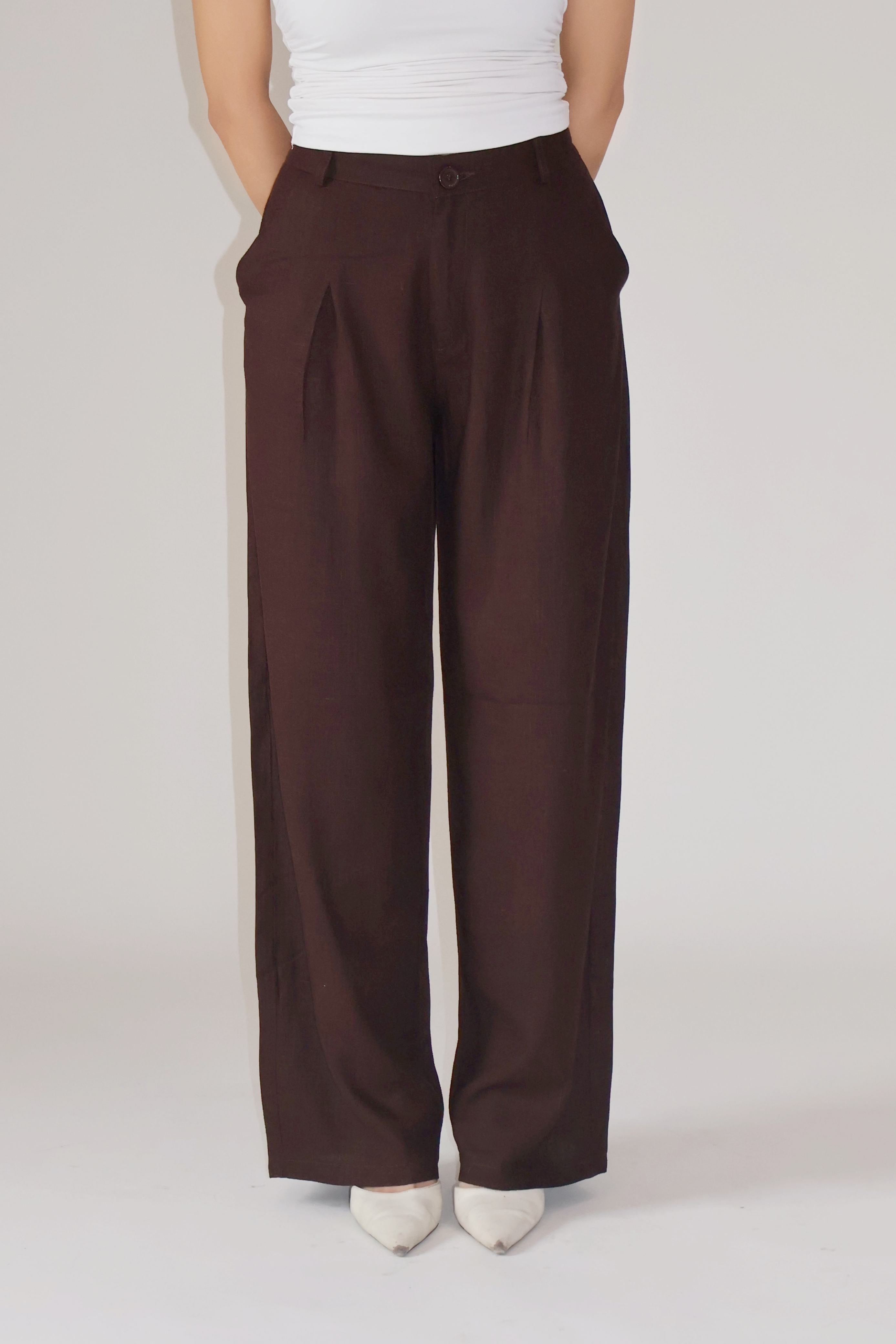 COASTAL PANTS - (Deep coco)