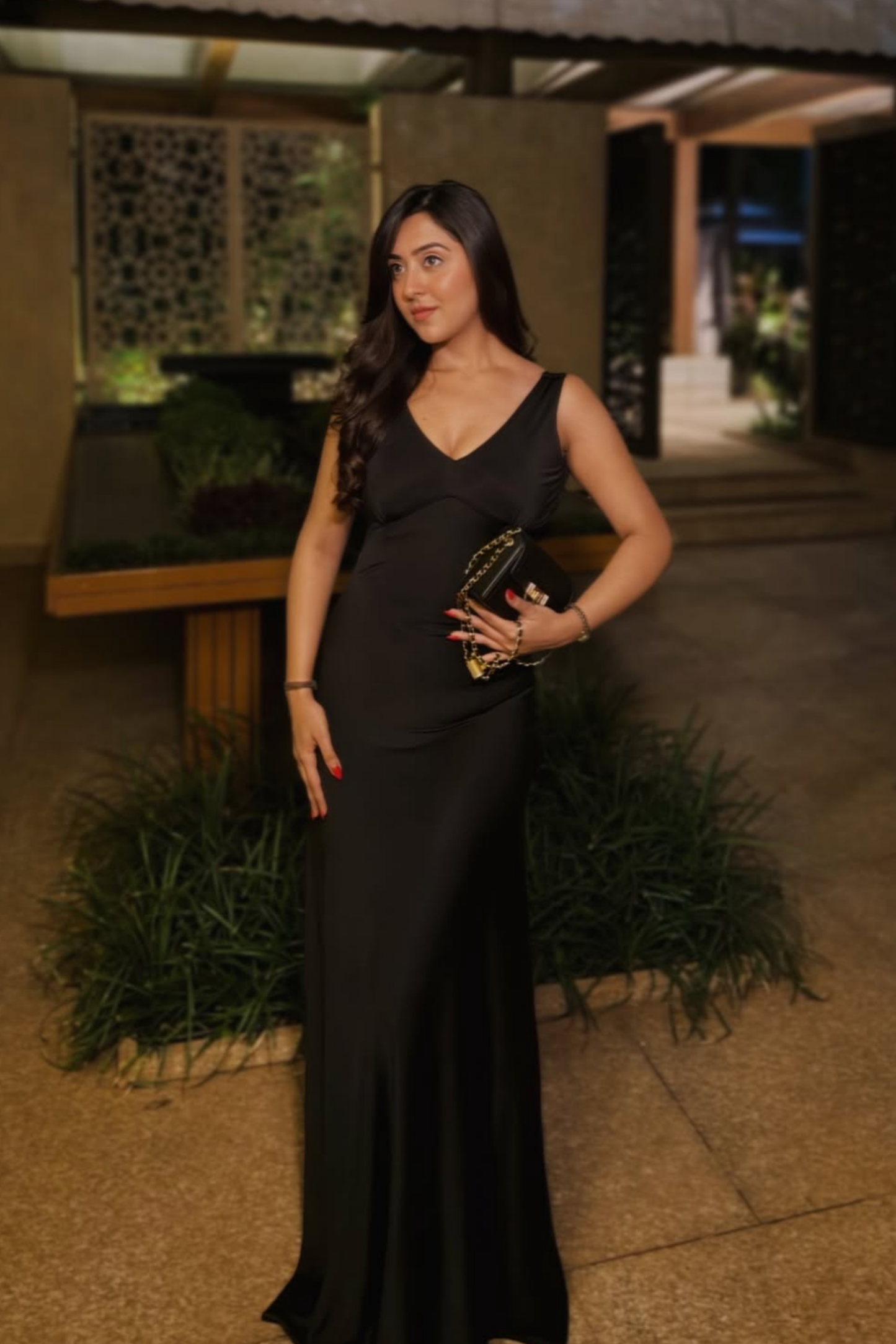 Farheen in PROSECO DRESS - (Onyx)