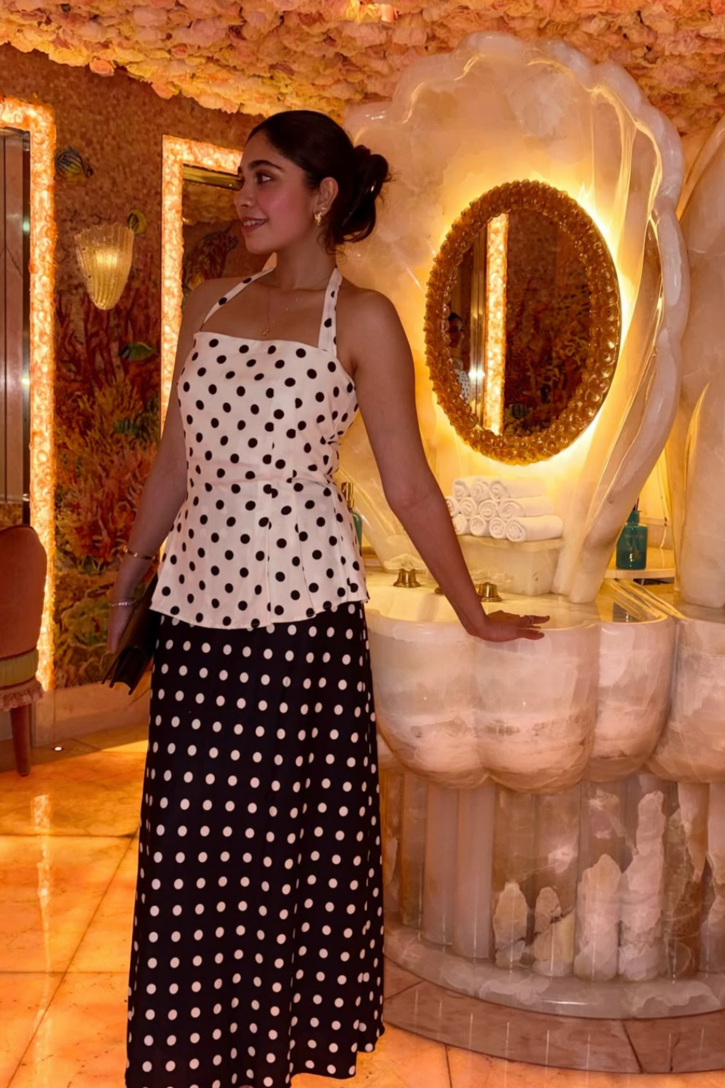 Anushree in IVY Top - White