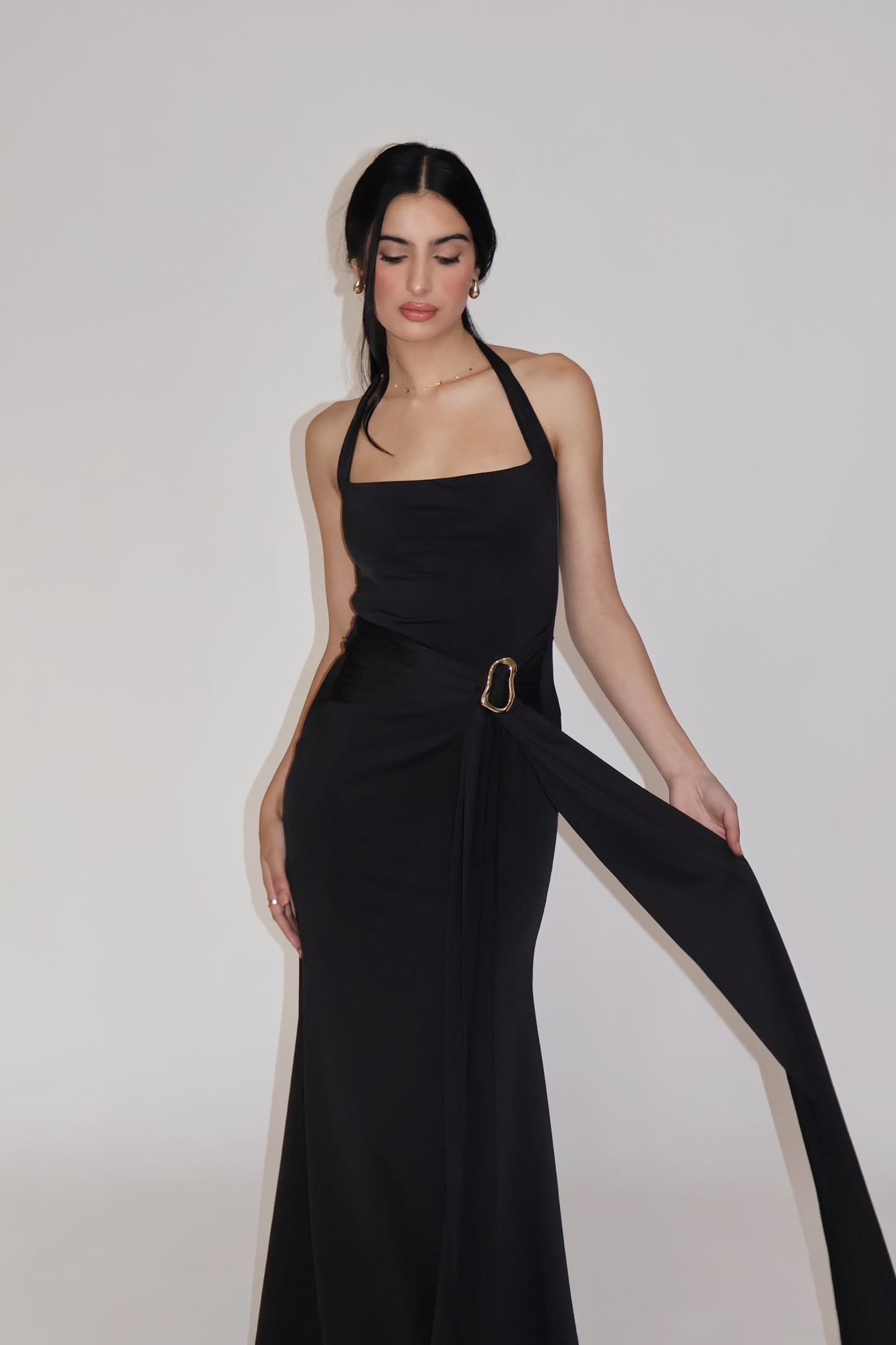 MIMOSA DRESS - (Onyx)