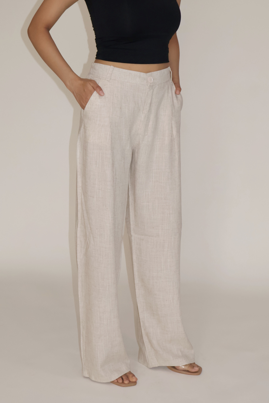 COASTAL PANTS - (Oat meal)