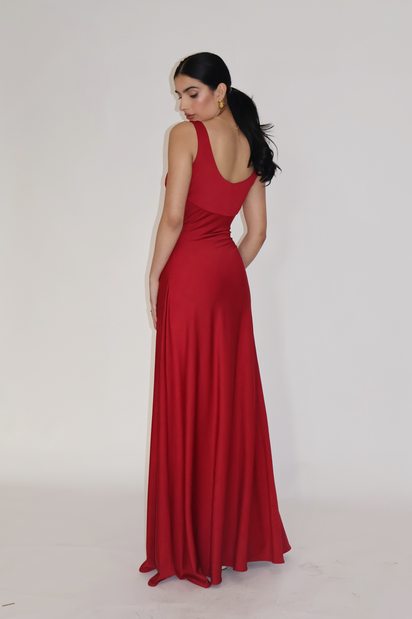 PROSECO DRESS - (Cherry)