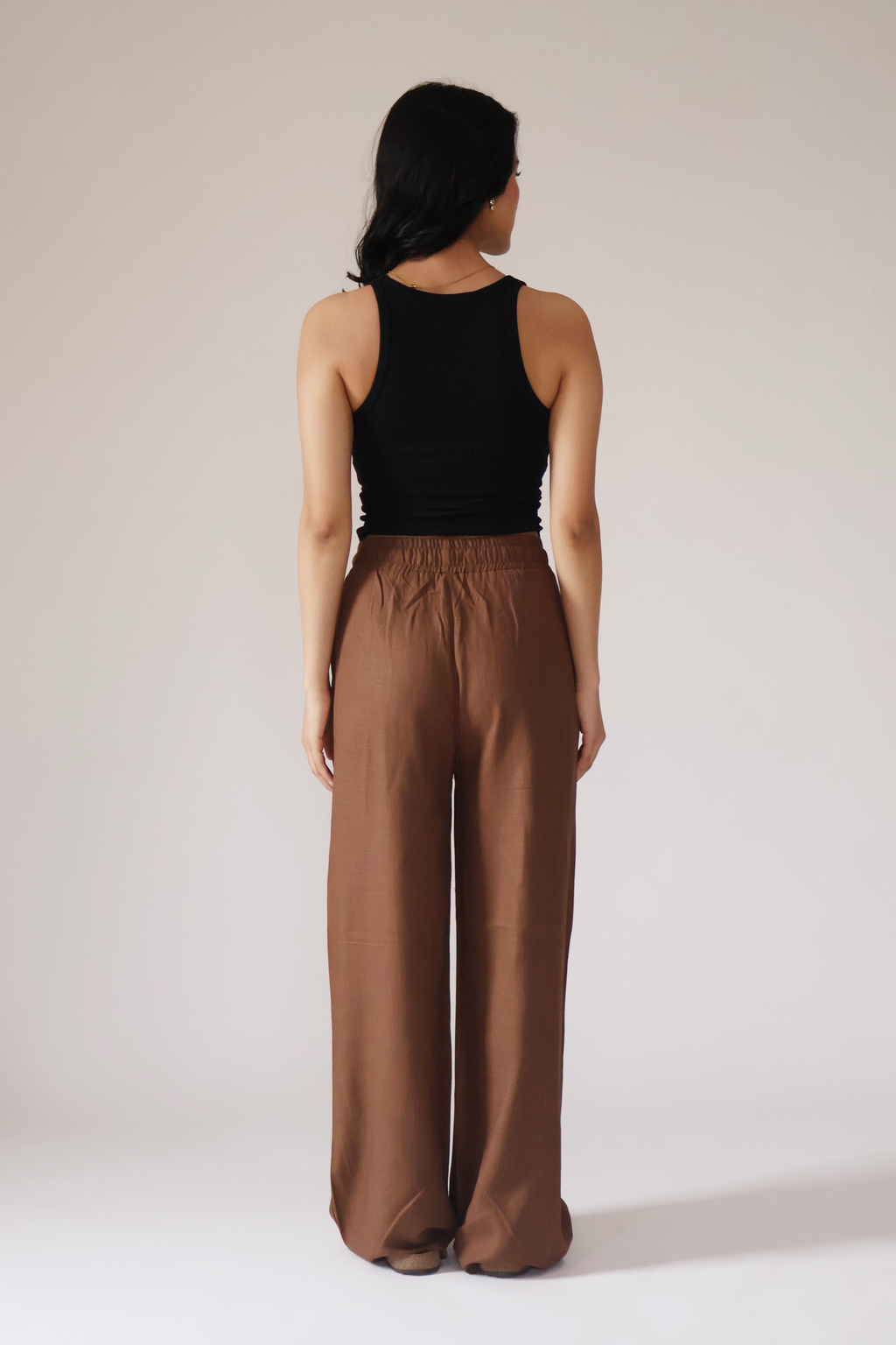 SEASHELL PANTS - (Mocha brown)