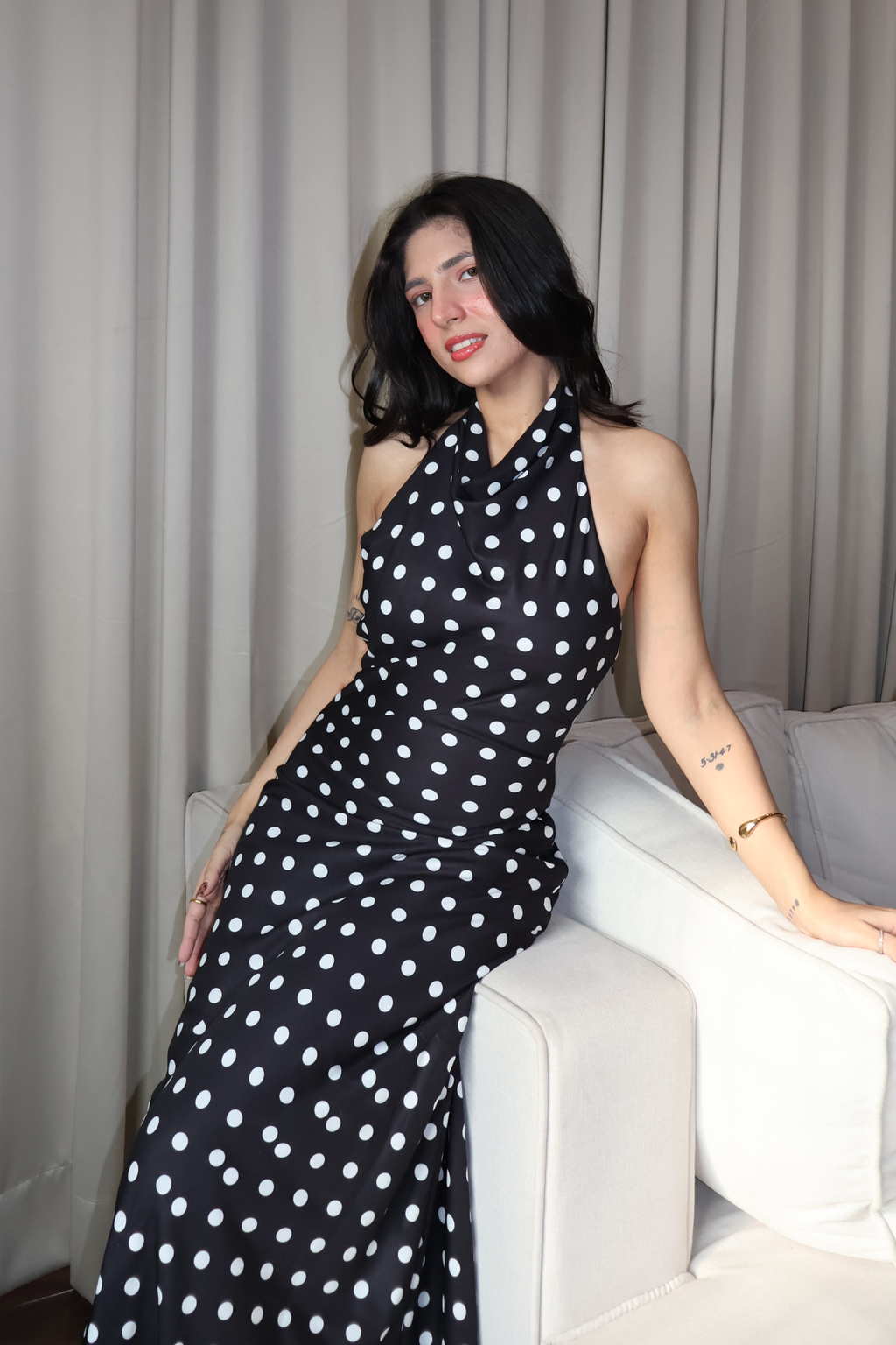 Jennifer in LYNA Dress - Black