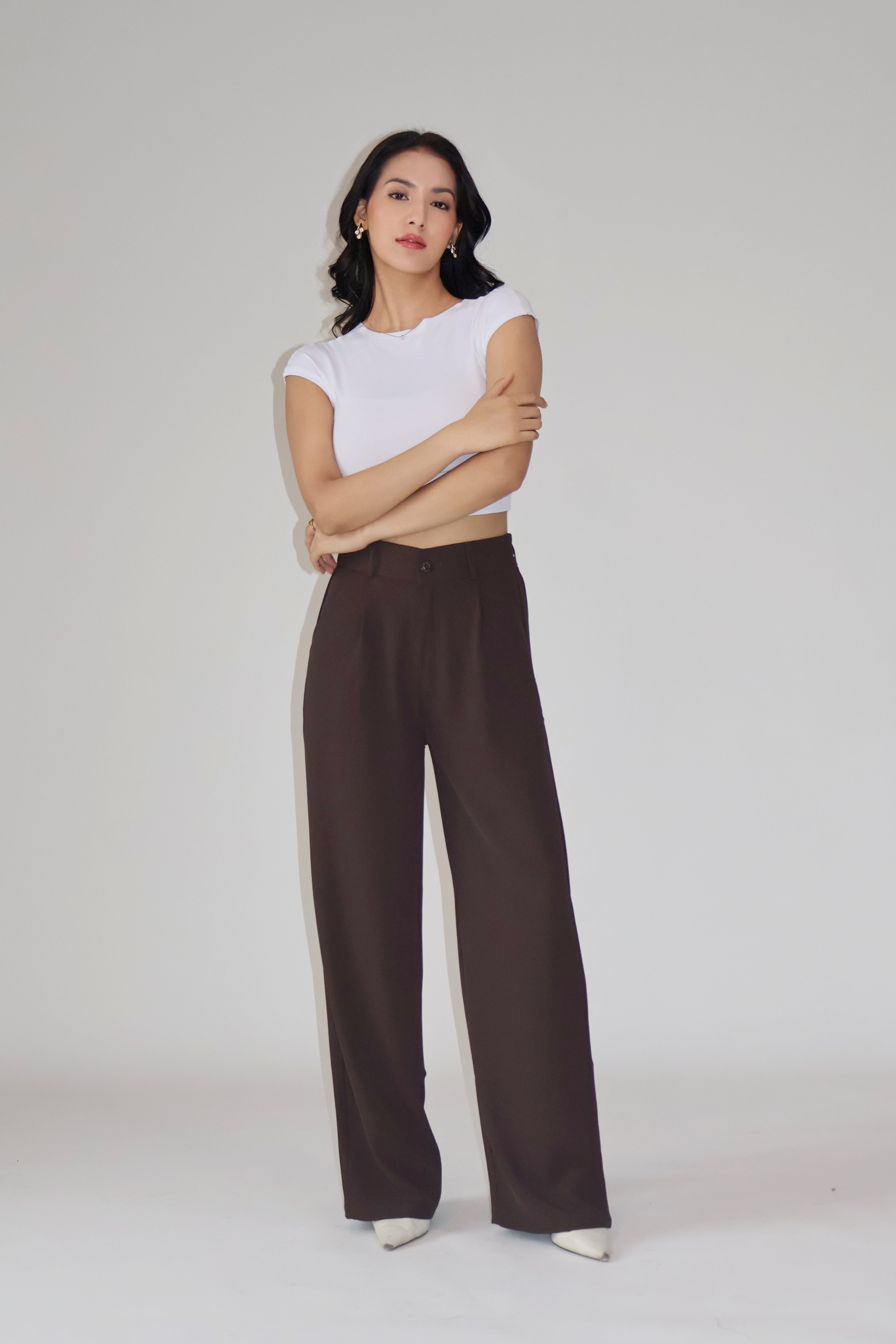 TOKYO PANTS - (Brown)