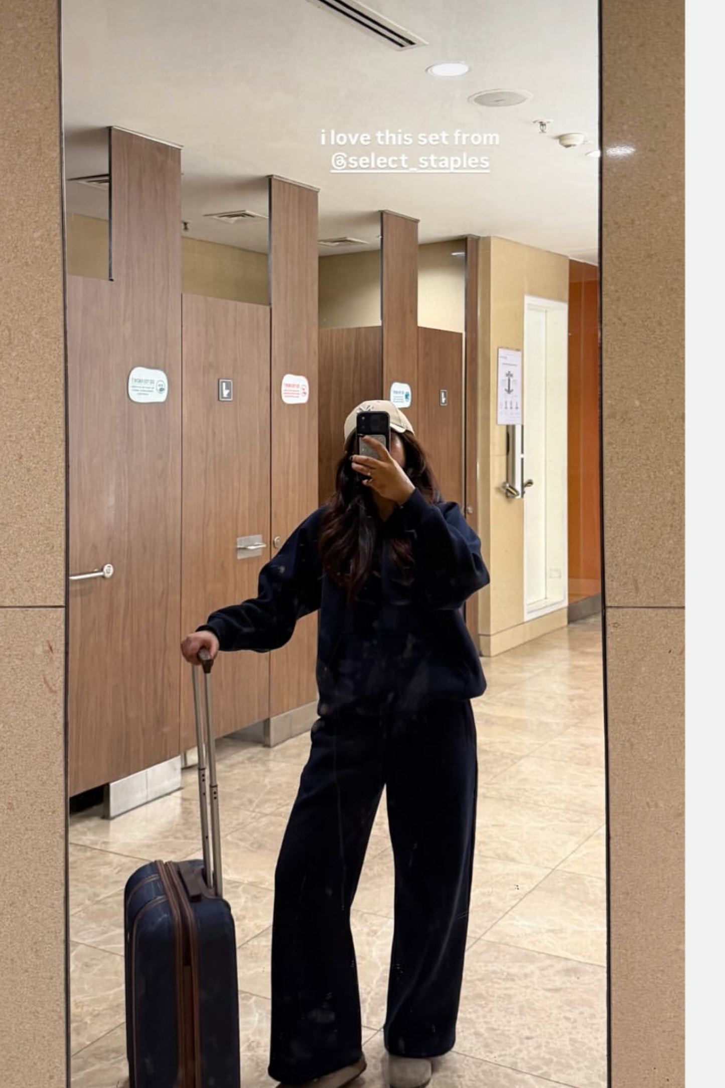 Devika in HOODIE CO-ORD SET - (Navy)