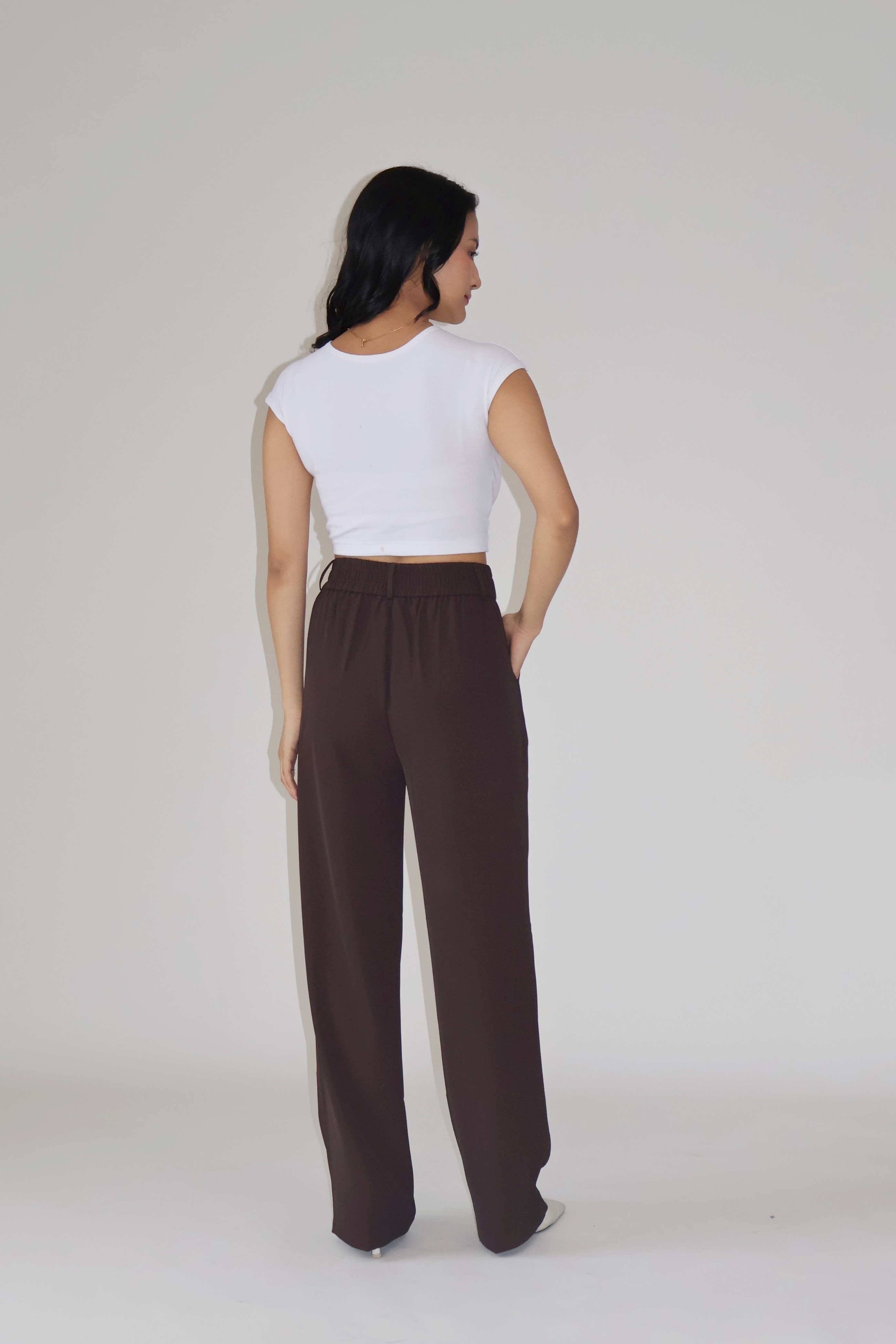 TOKYO PANTS - (Brown)