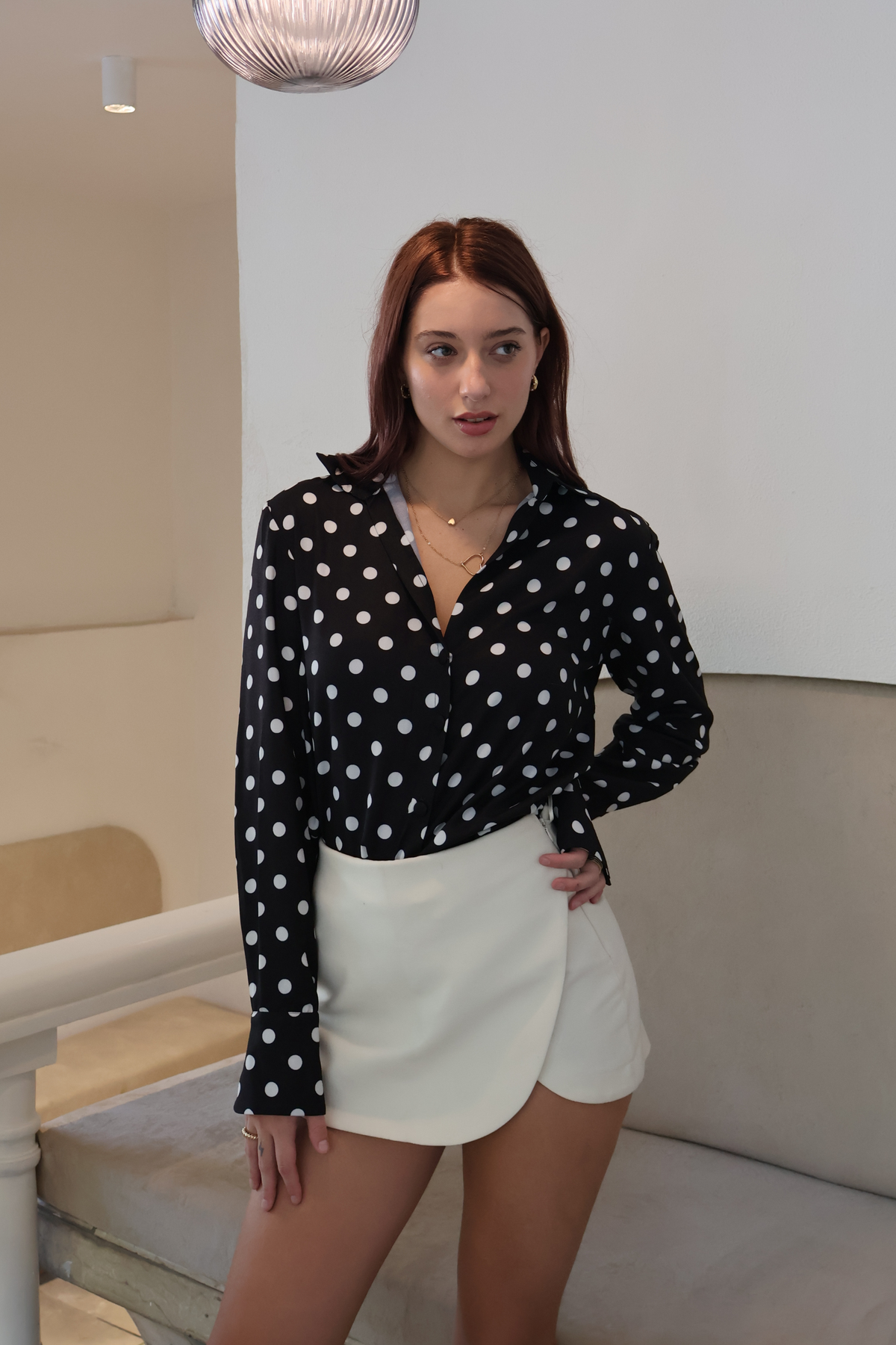 Shania in POPI Shirt - Black