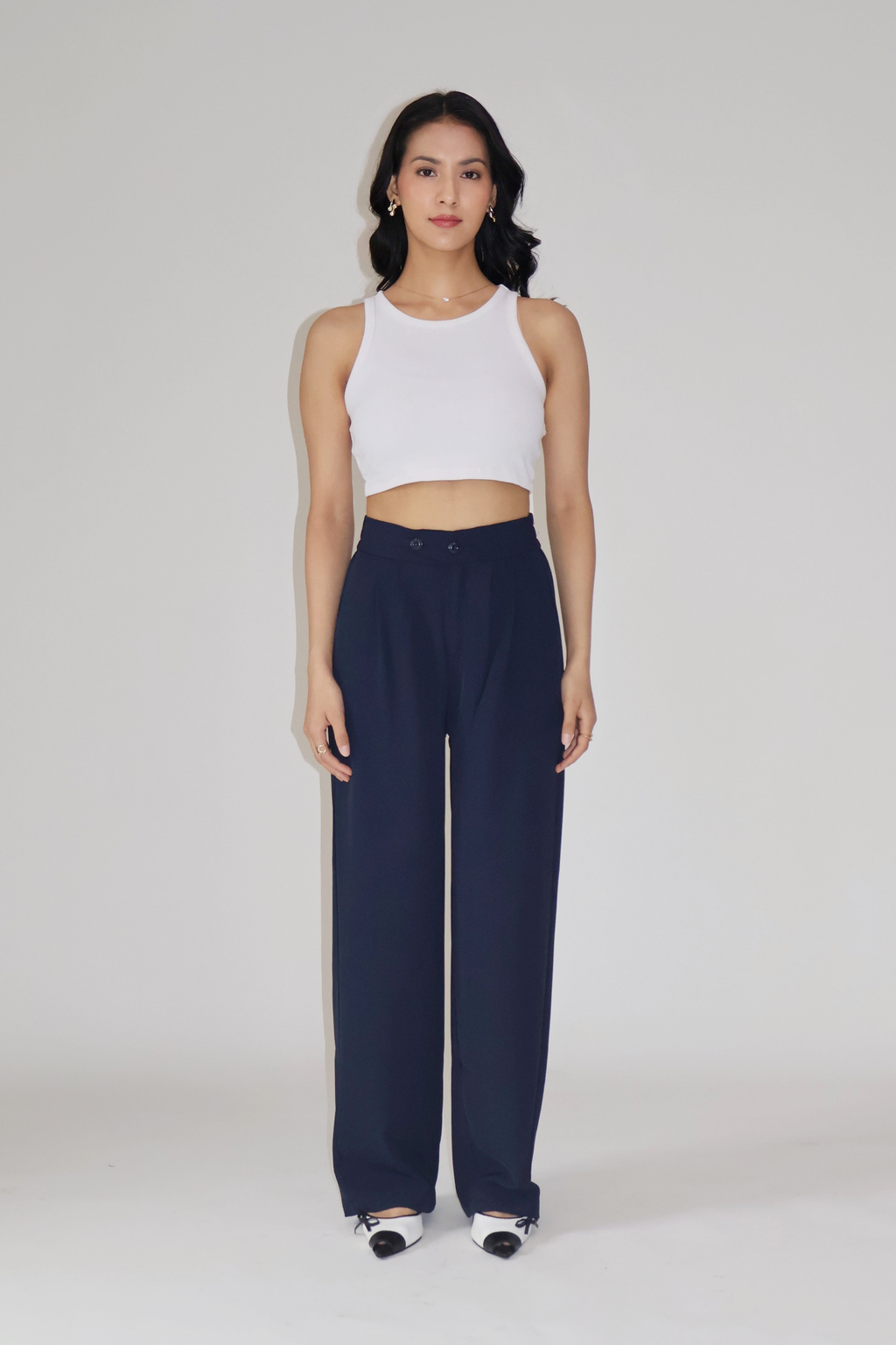 RUMI PANTS - (Navy)