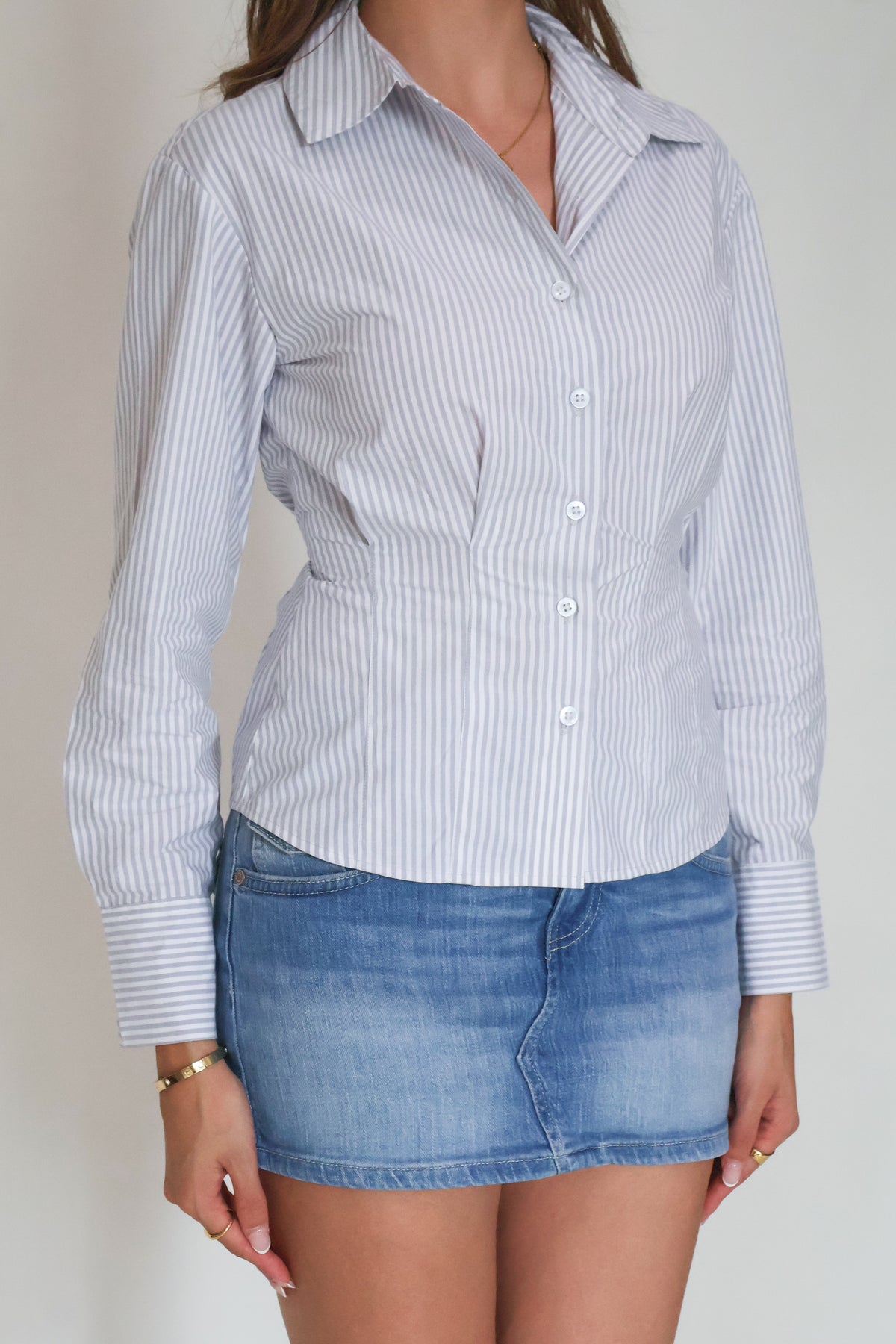 Amber Shirt - (Grey)