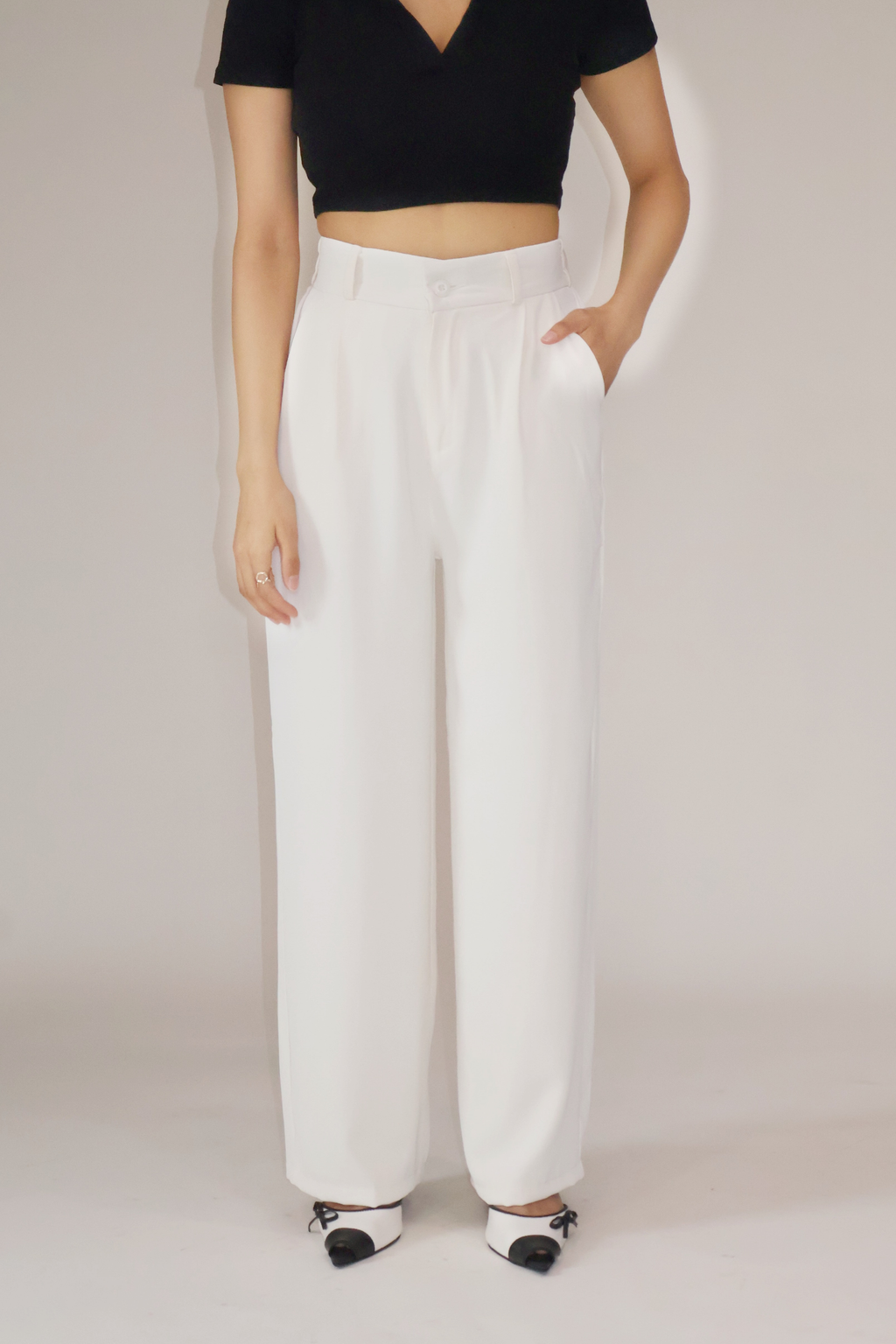 TOKYO PANTS - (Off white)