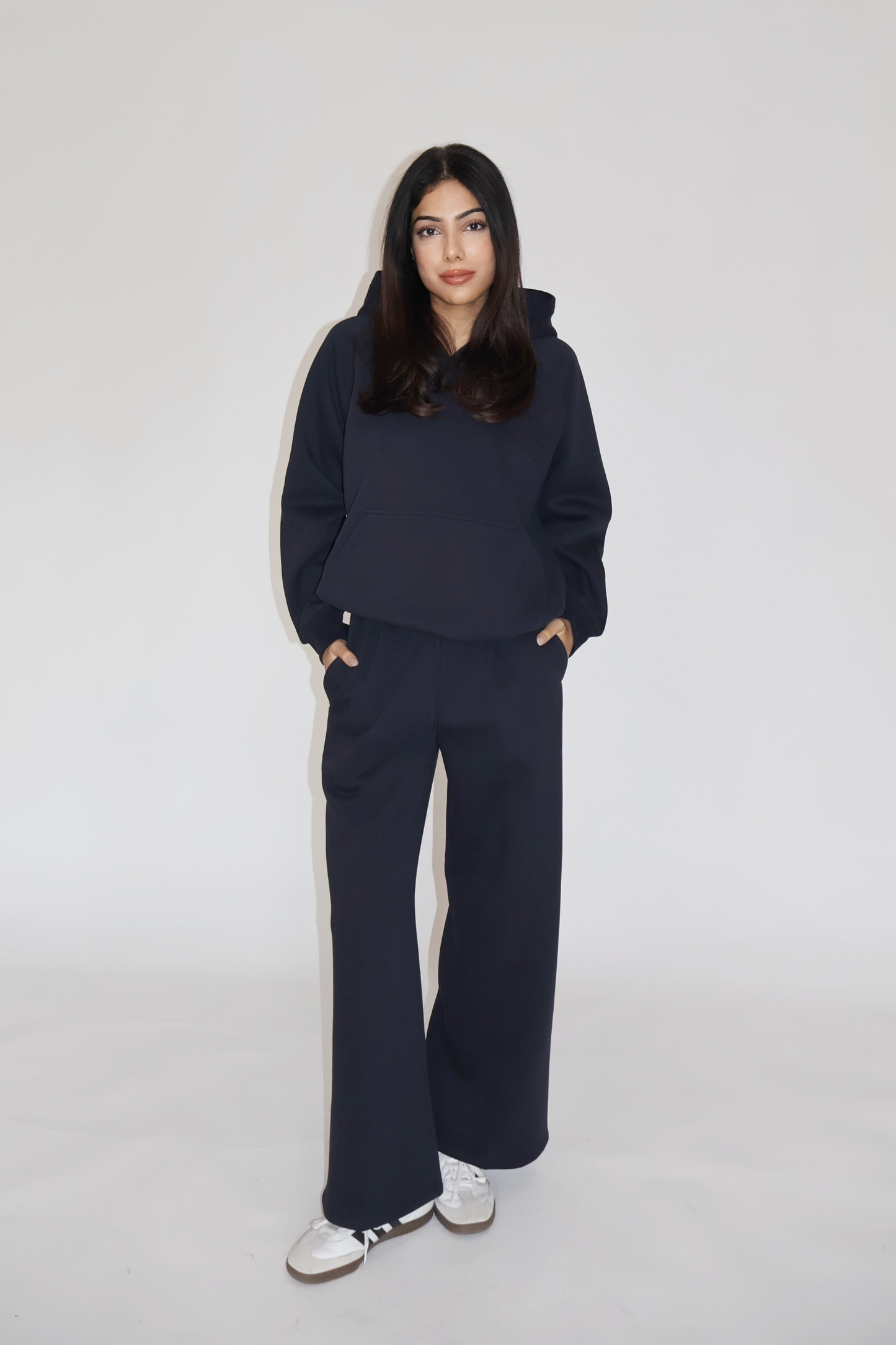 HOODIE CO-ORD SET - (Navy)