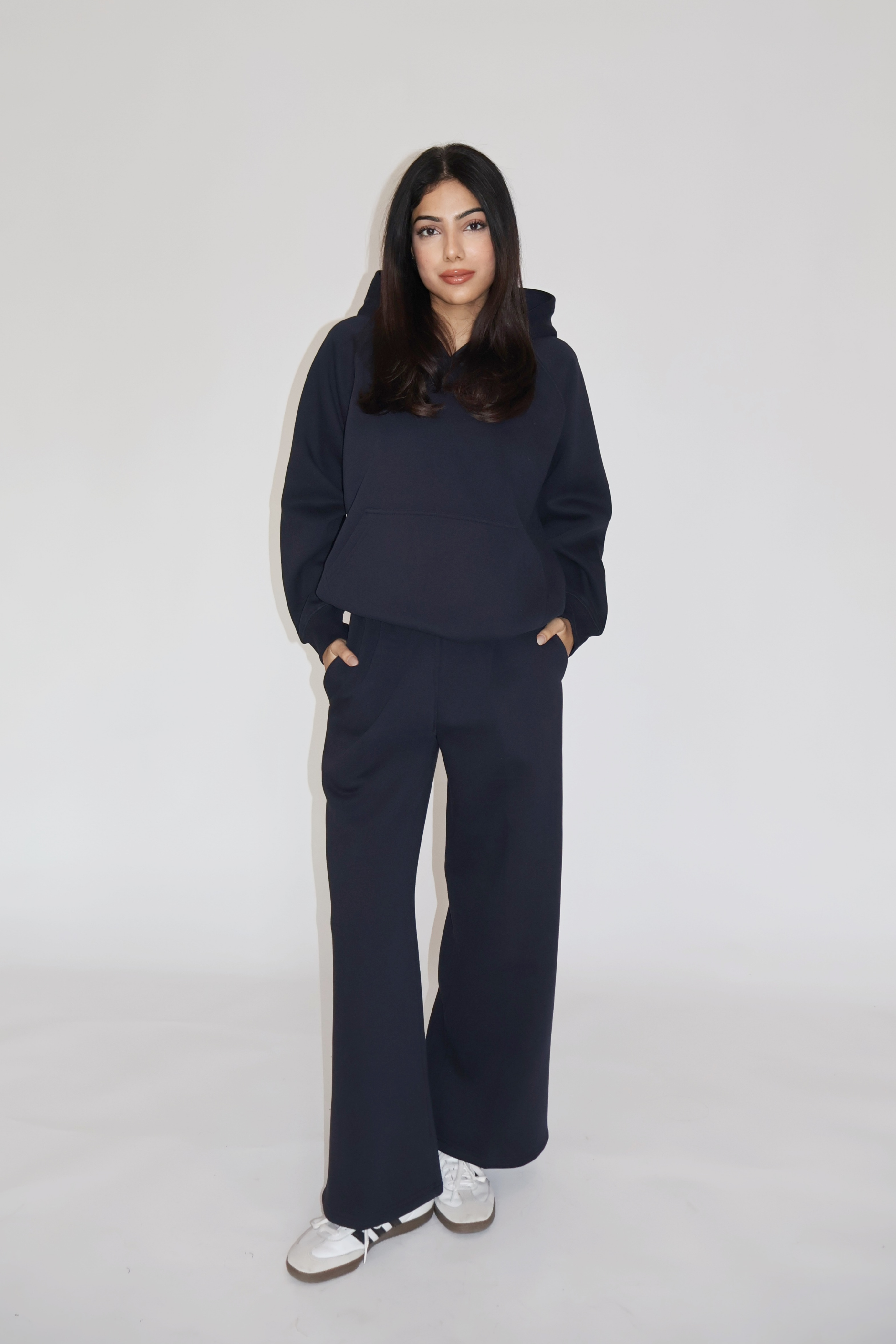 HOODIE CO-ORD SET - (Navy)