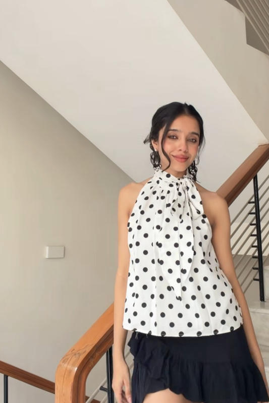 Saloni Khute in RIVA Top - White