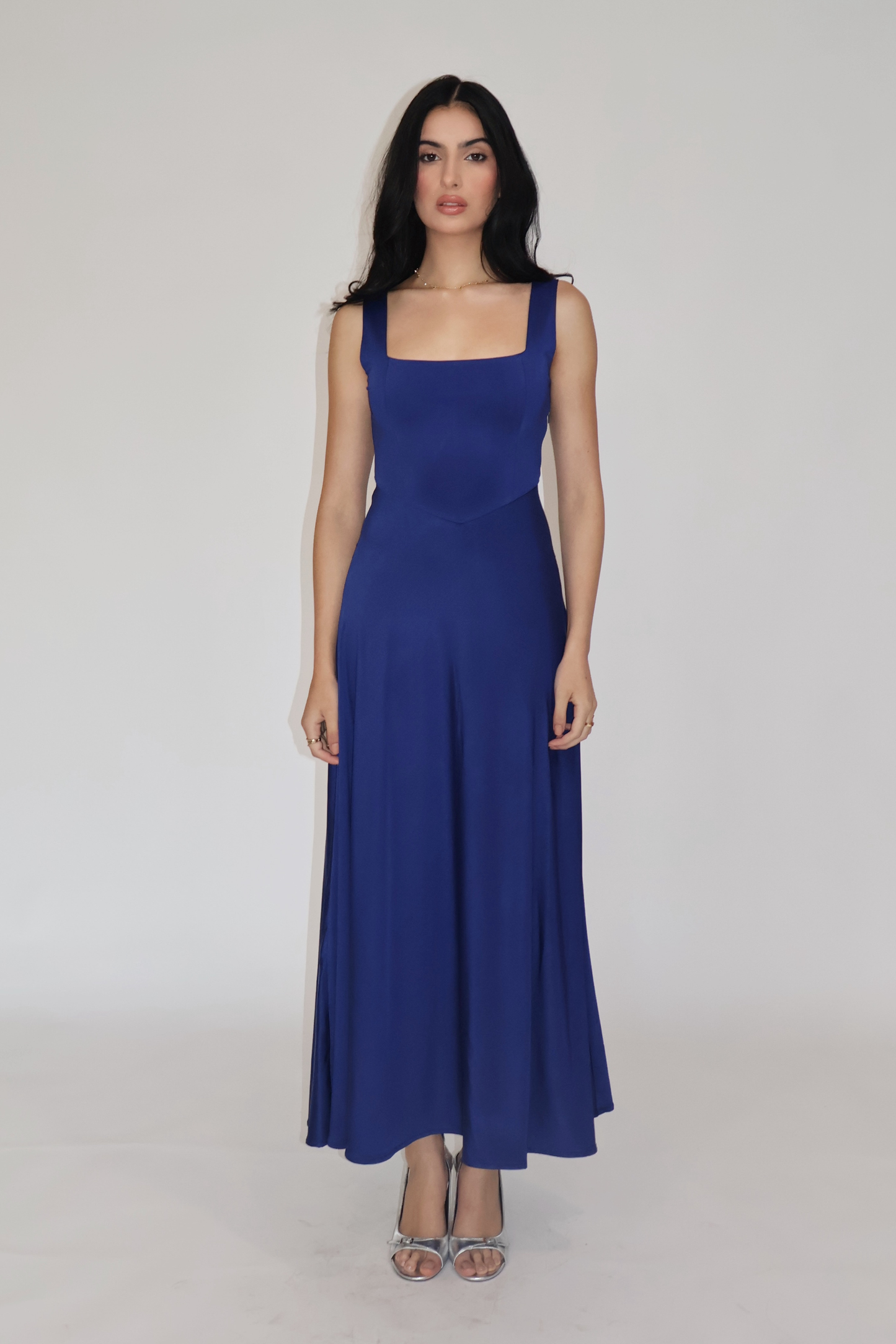 ROSÉ DRESS - (Navy)