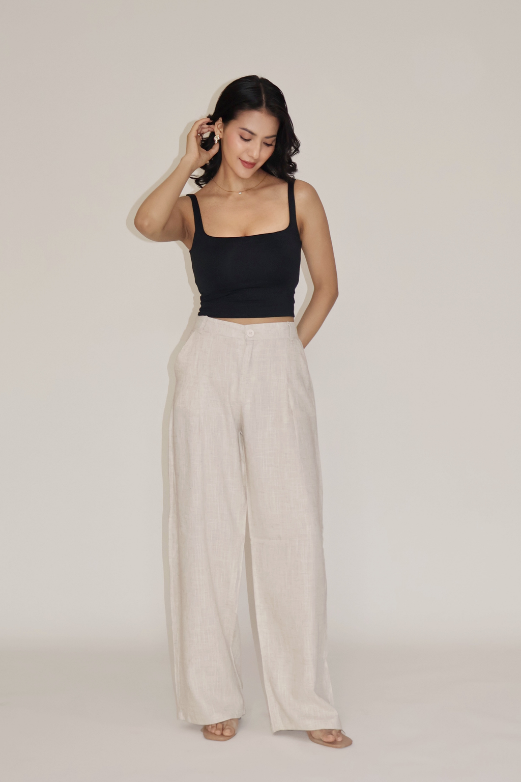 COASTAL PANTS - (Oat meal)