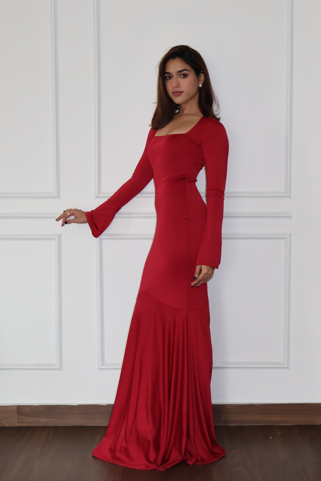 Ishika in Martini Dress Cherry