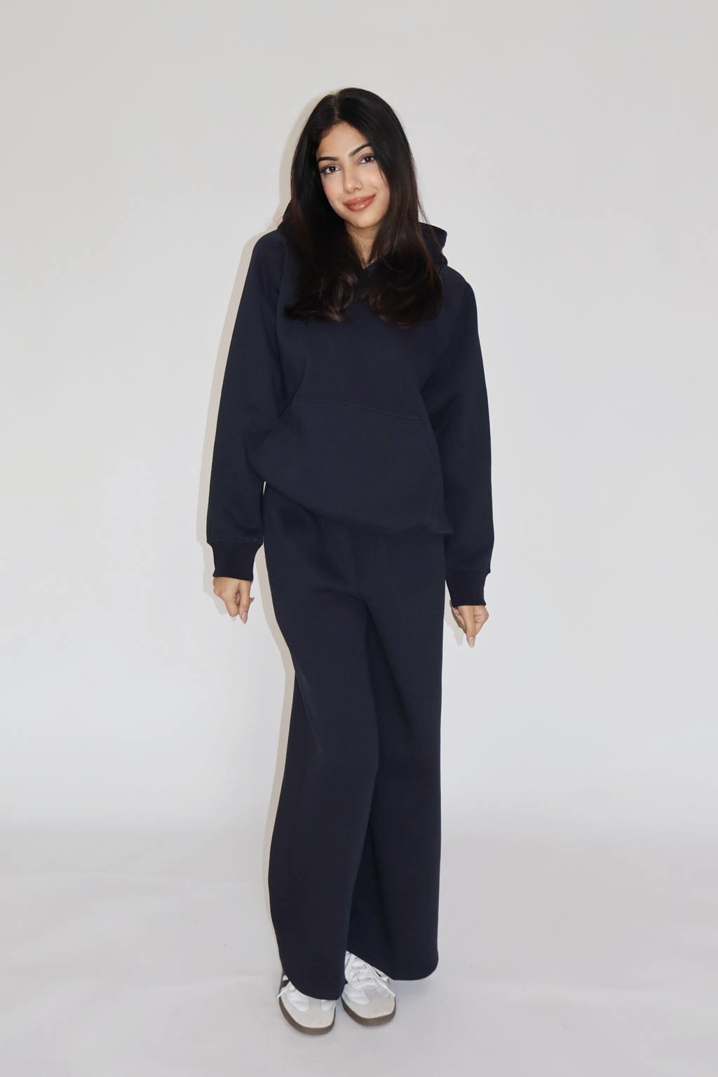 Devika in HOODIE CO-ORD SET - (Navy)
