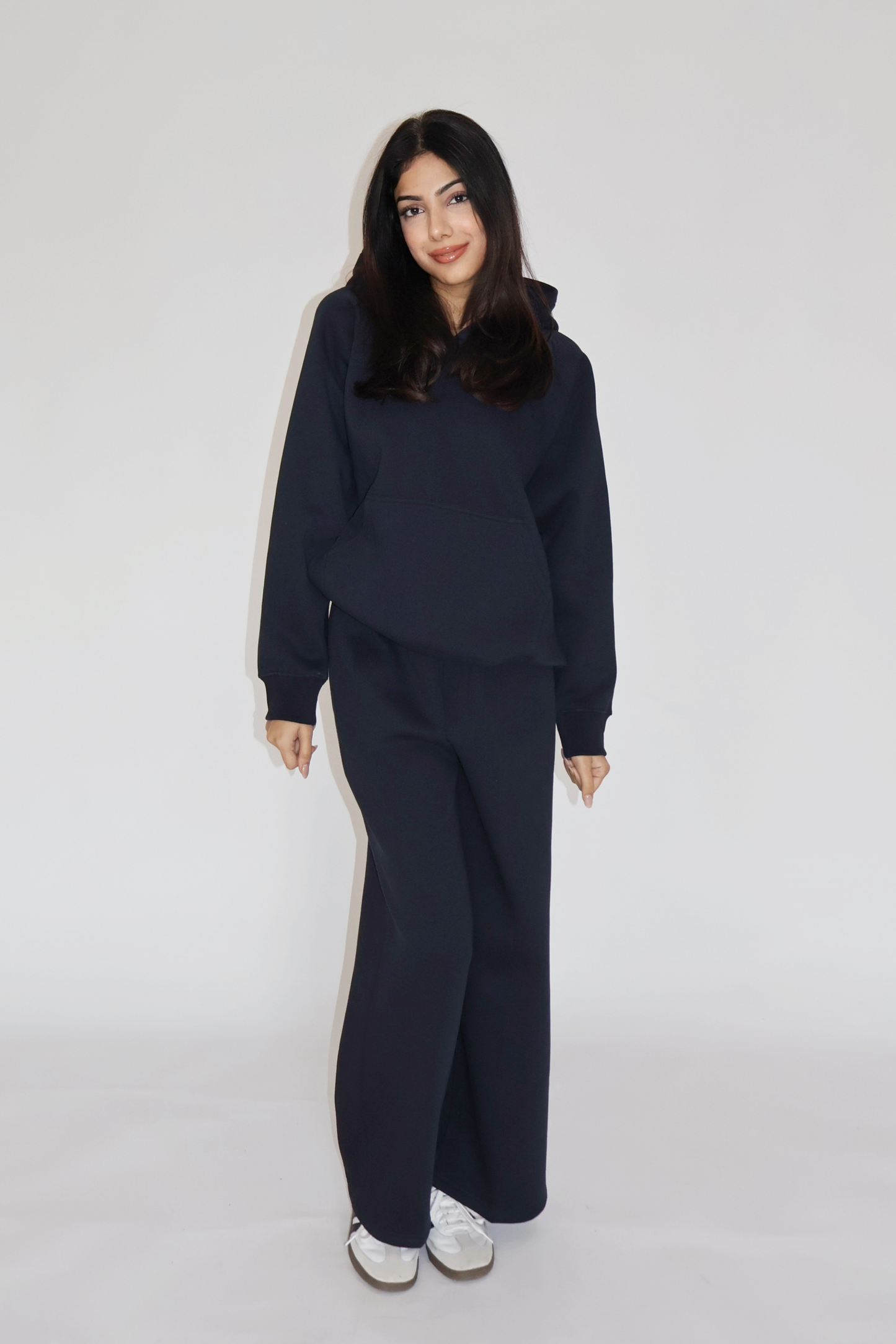 HOODIE CO-ORD SET - (Navy)