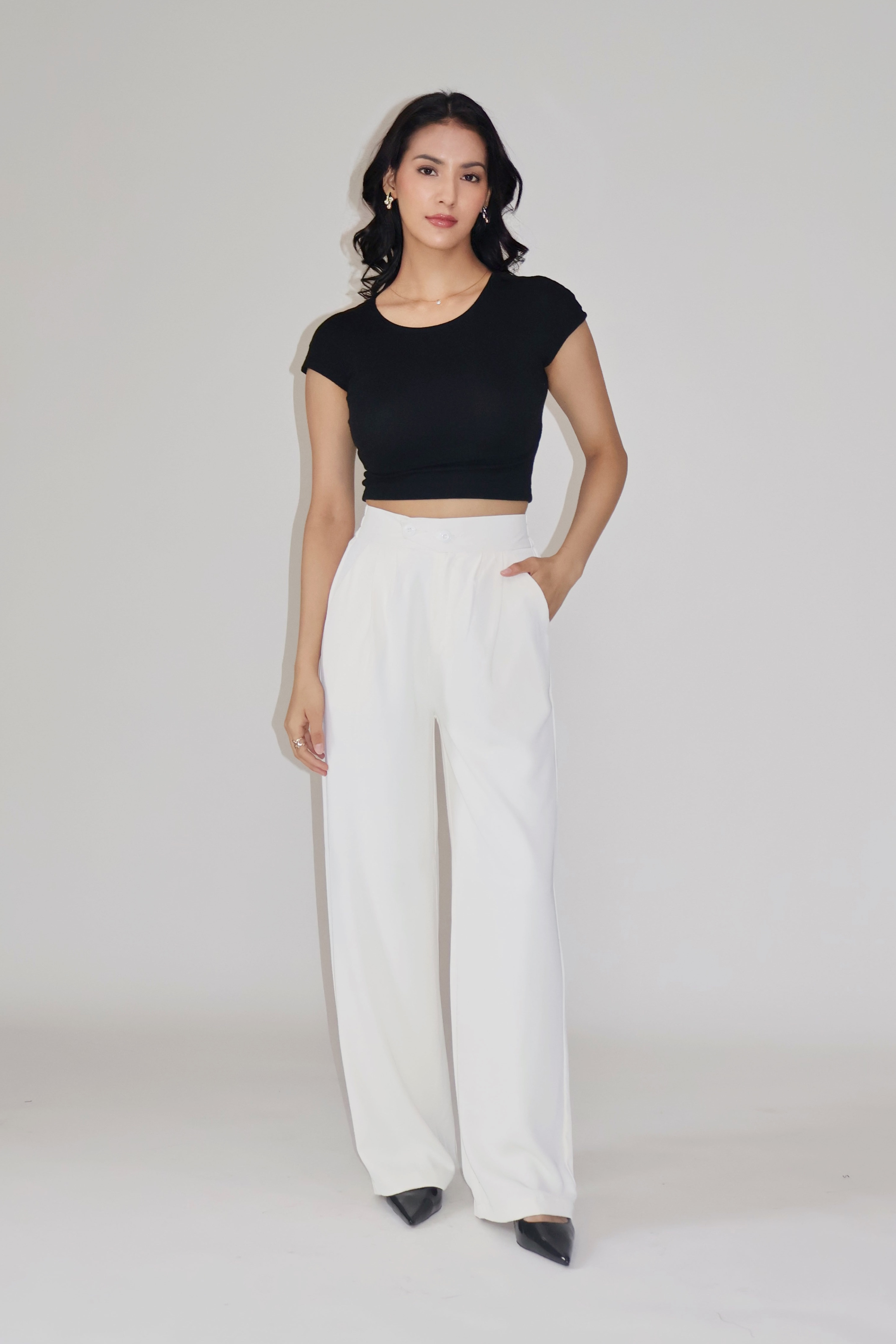 RUMI PANTS - (Off white)