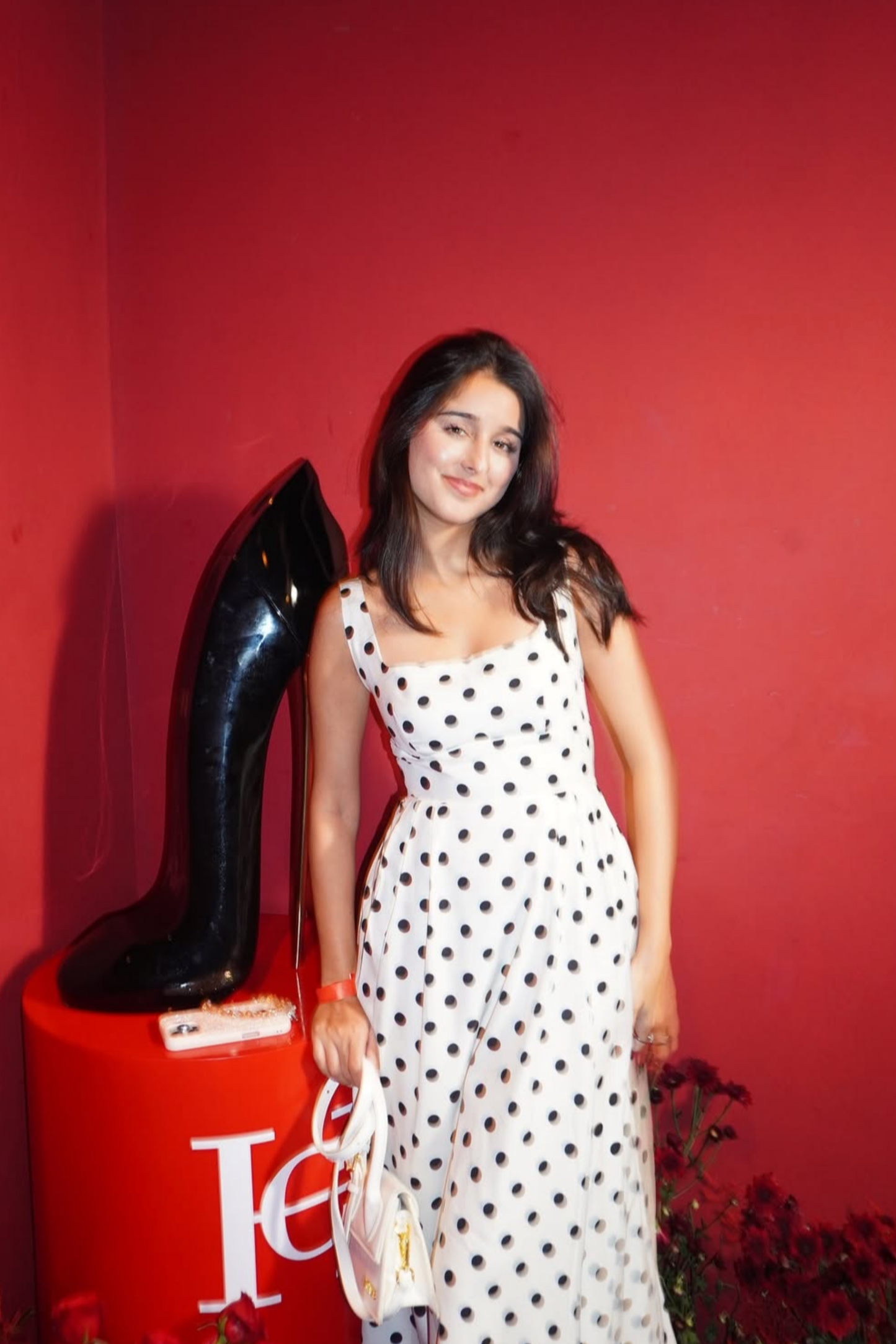 Mannat in DARLA Dress - White