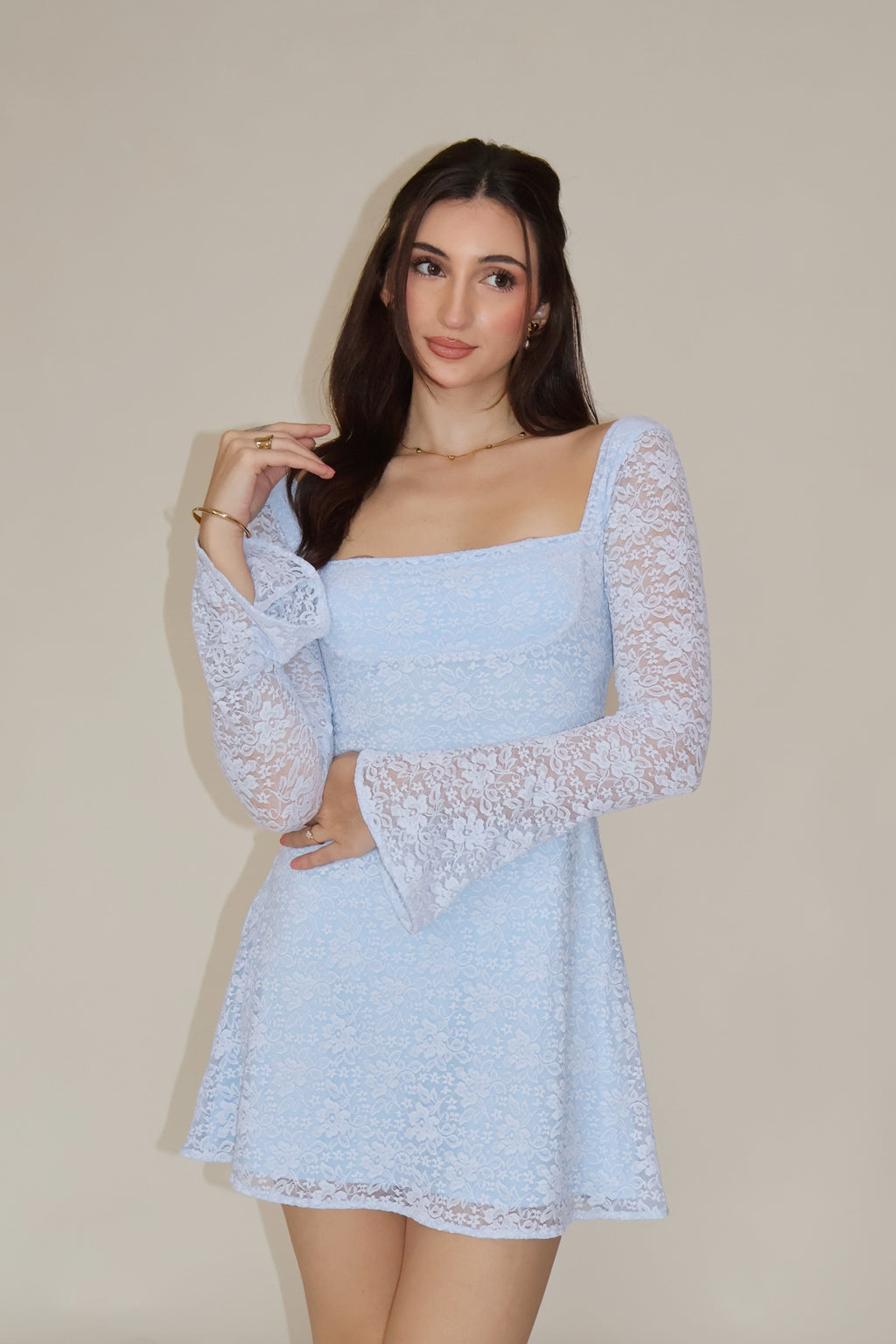 TULIP DRESS - (Sky)