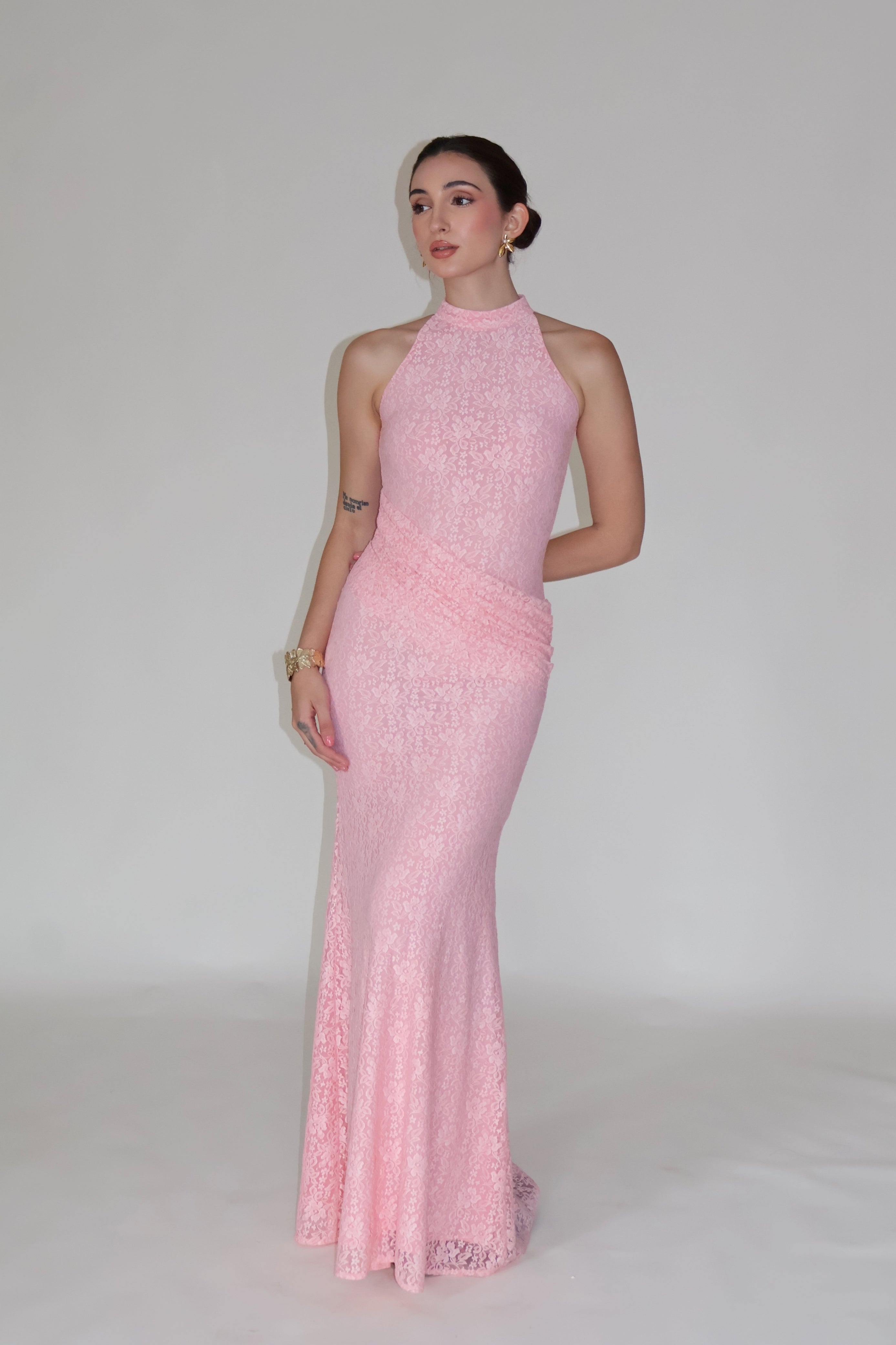 JASMINE DRESS - (Pink)