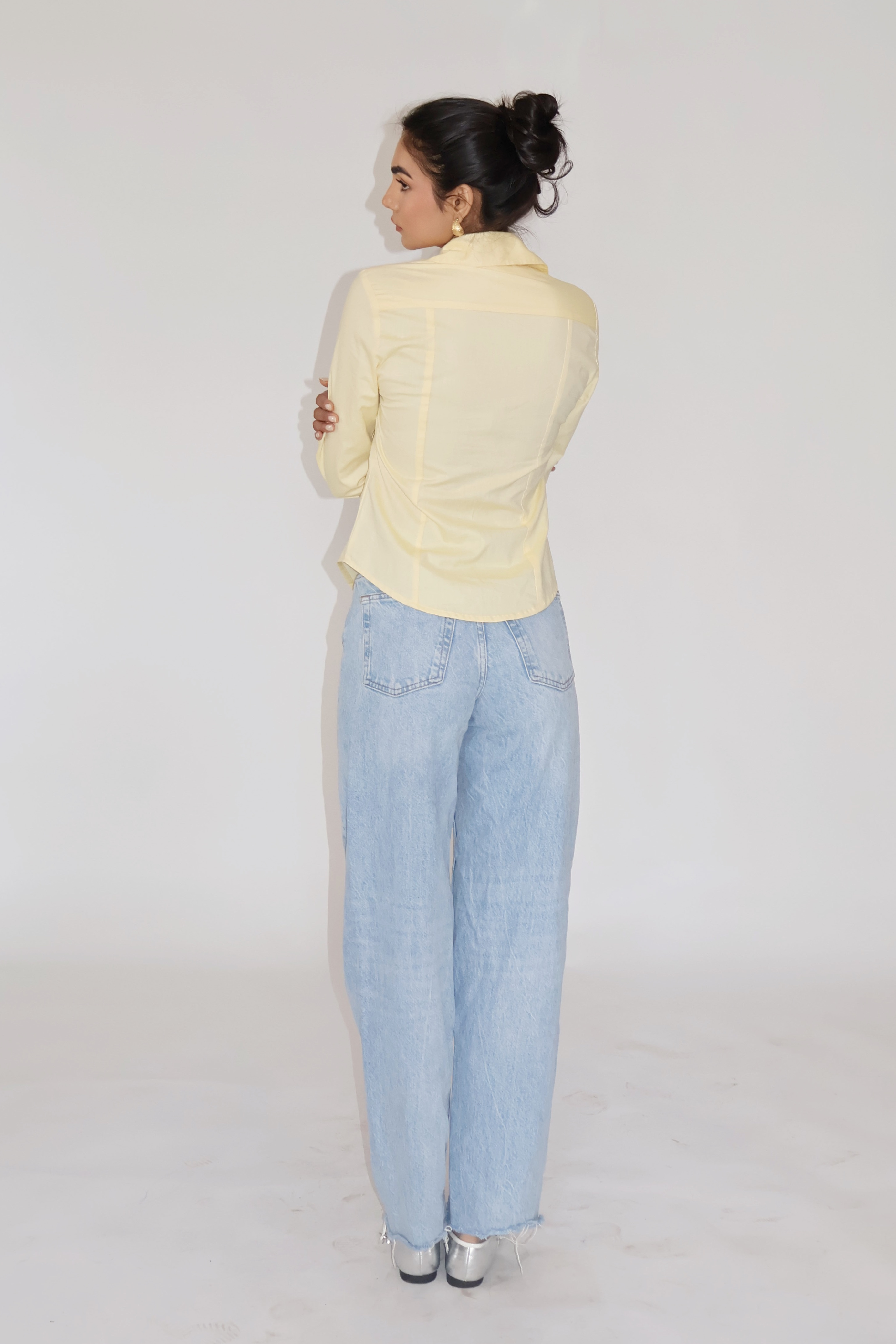 MOON Fitted Shirt – Butter