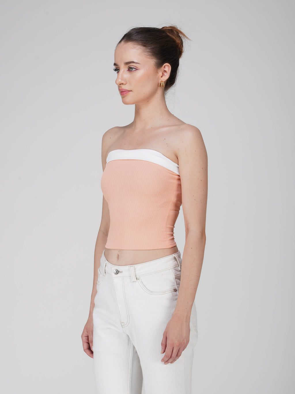 Peach OverlapTube Top - Oasis Top (Peach)