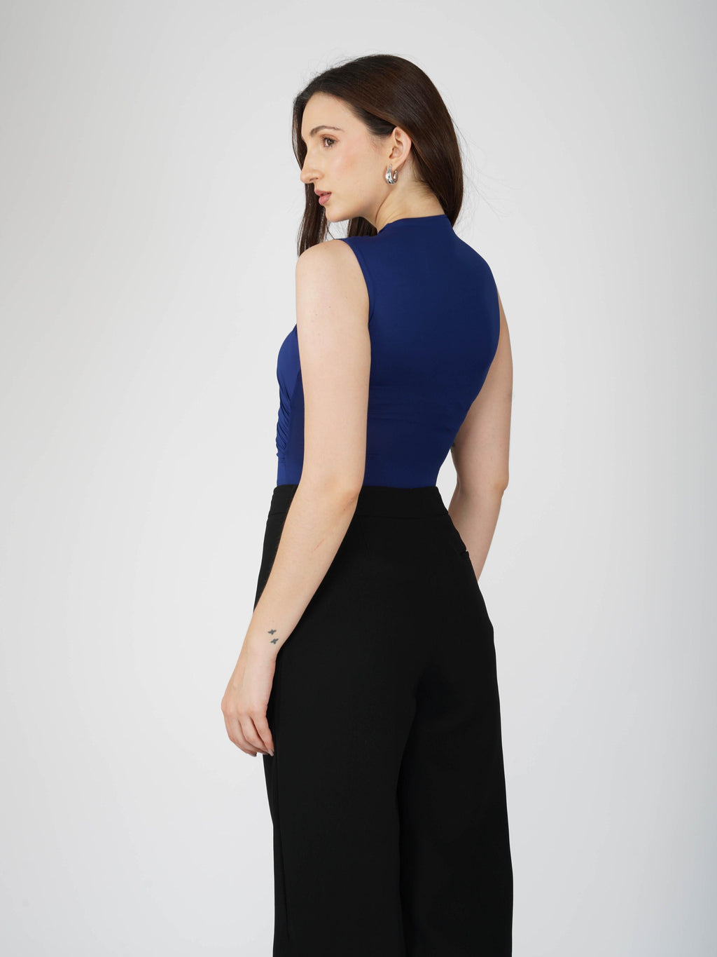Shivani in glint bodysuit navy