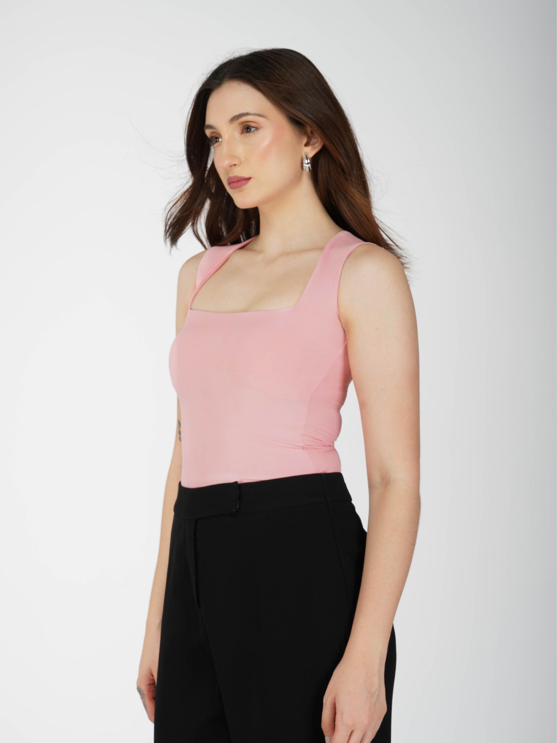 Ishita in echo bodysuit flamingo
