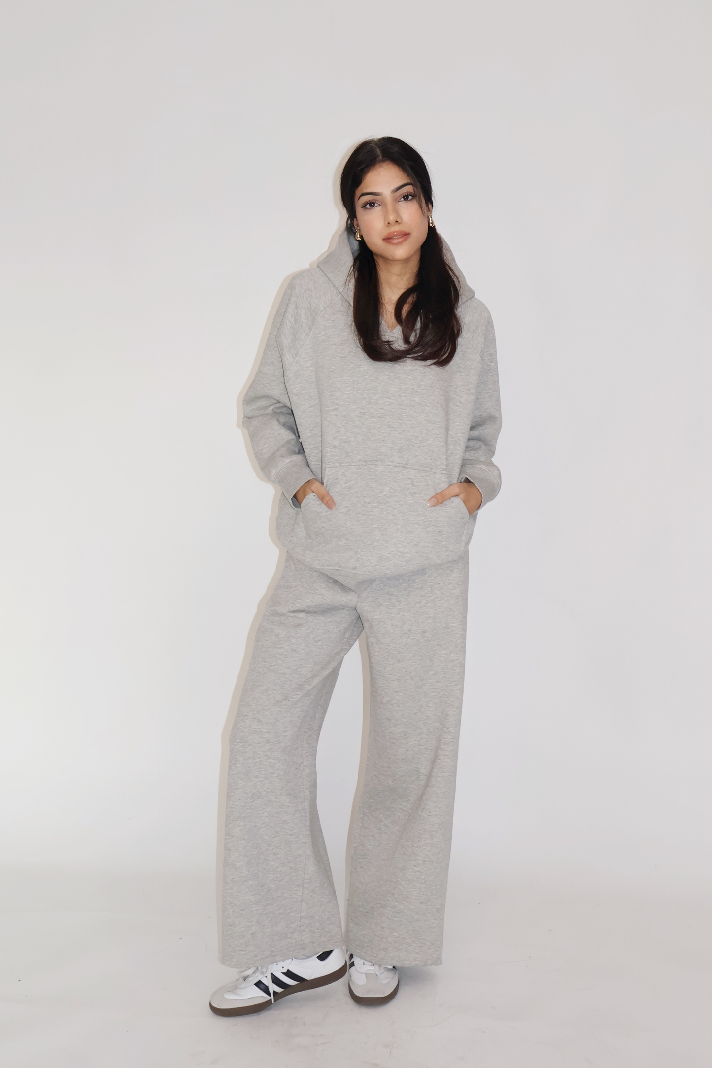 HOODIE CO-ORD SET - (Gray)