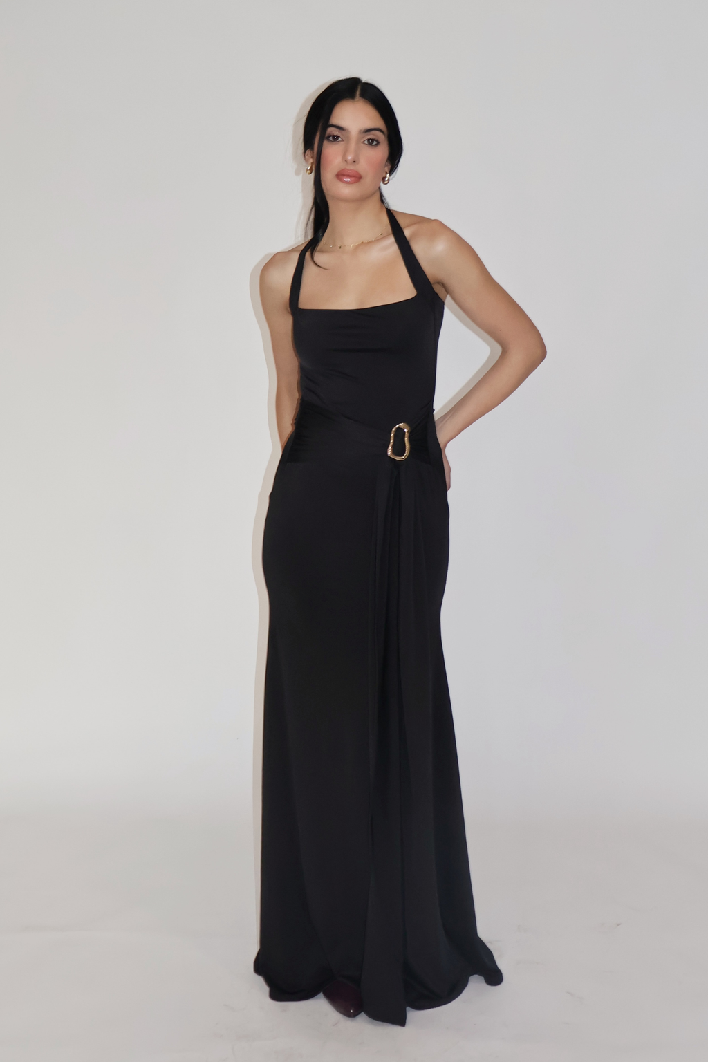 MIMOSA DRESS - (Onyx)