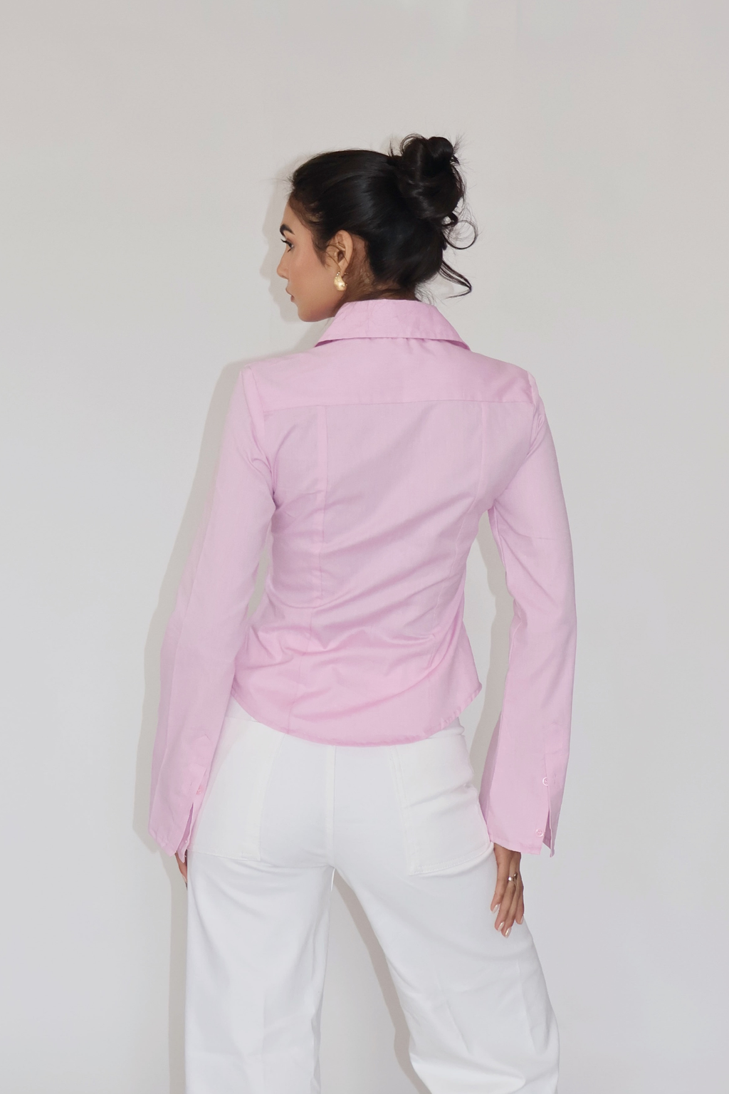 MOON Fitted Shirt – Pink