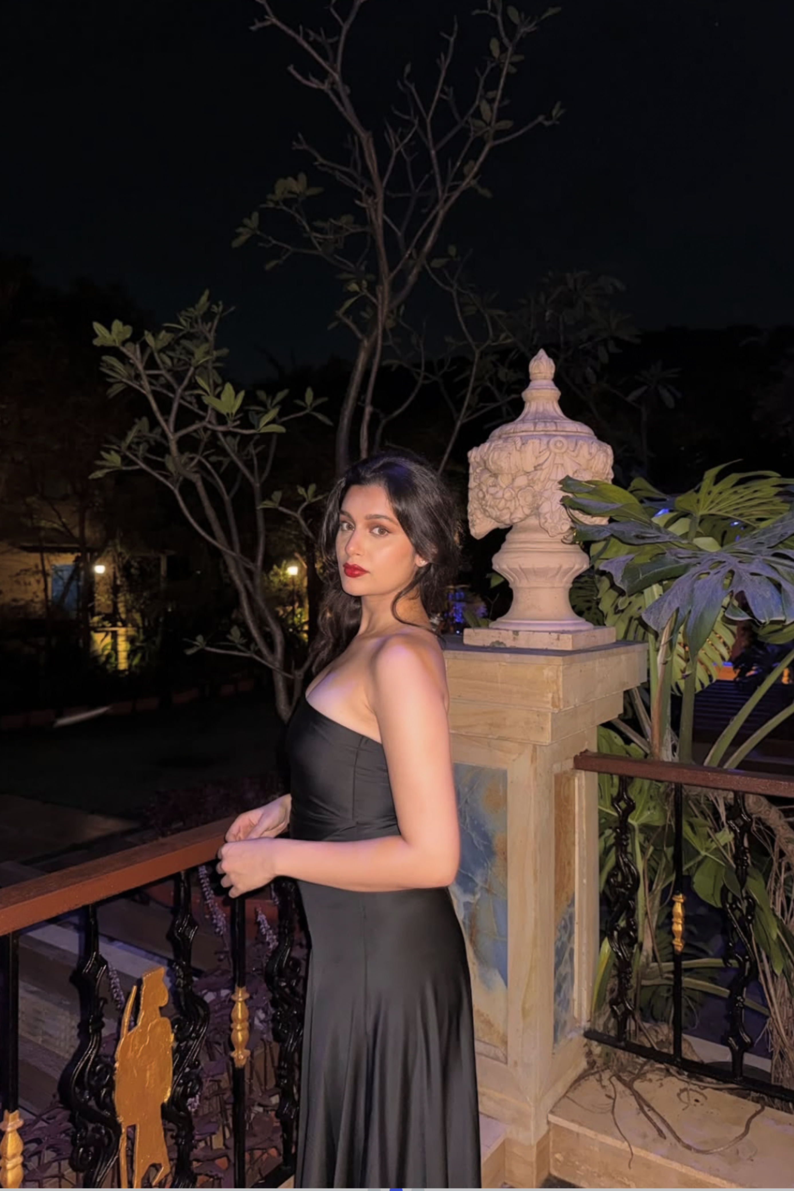 Parnika in Black Flare Tube Dress - Flow Dress (Onyx)
