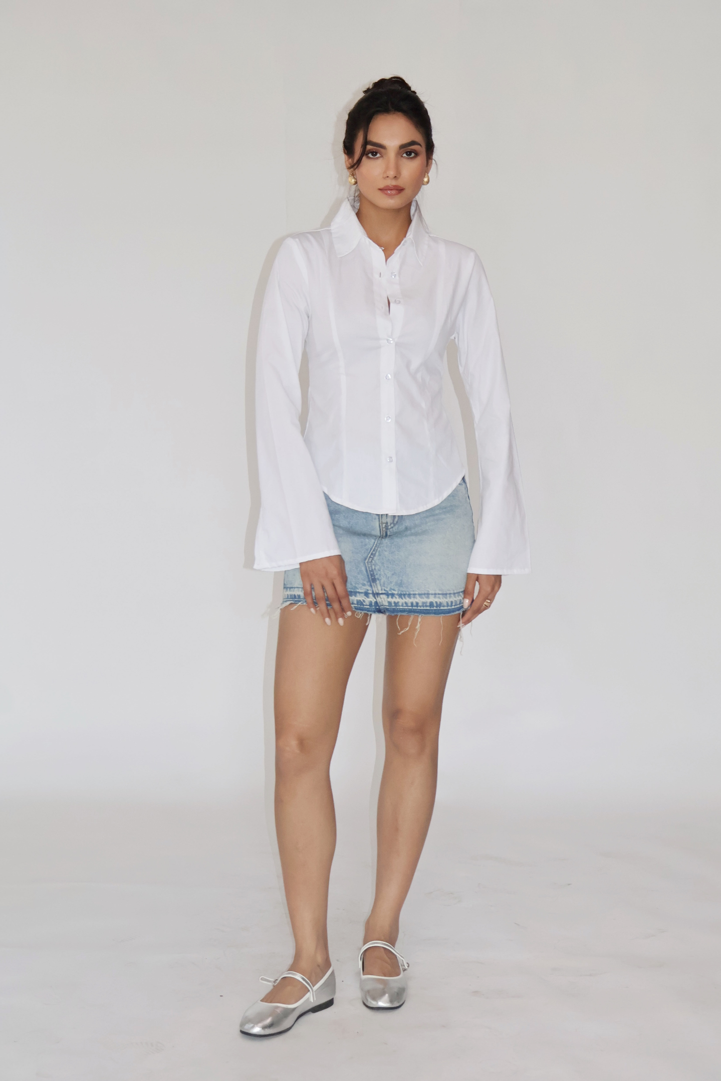 MOON Fitted Shirt – Dove